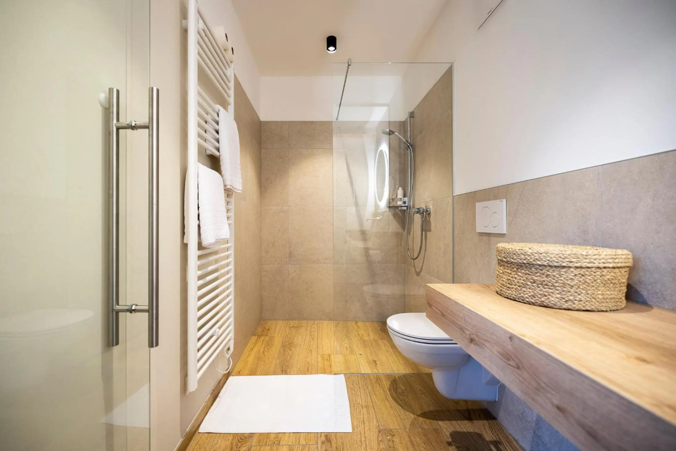 Bathroom in Hotel Hubertus