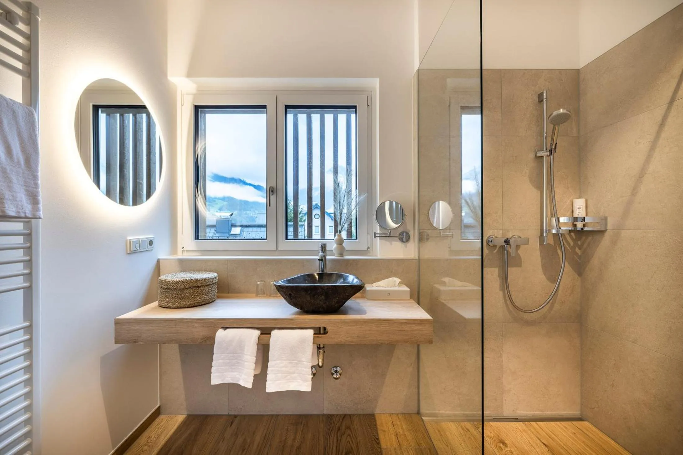 Bathroom in Hotel Hubertus