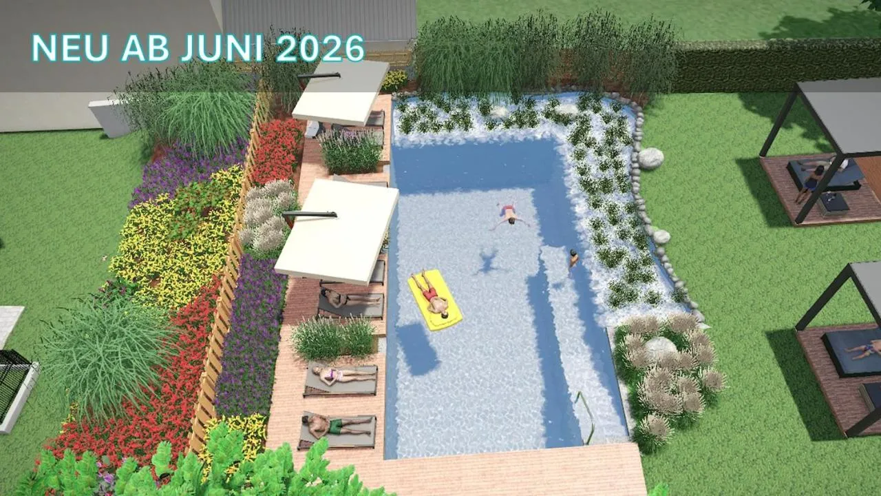 Swimming pool in Hotel Hubertus