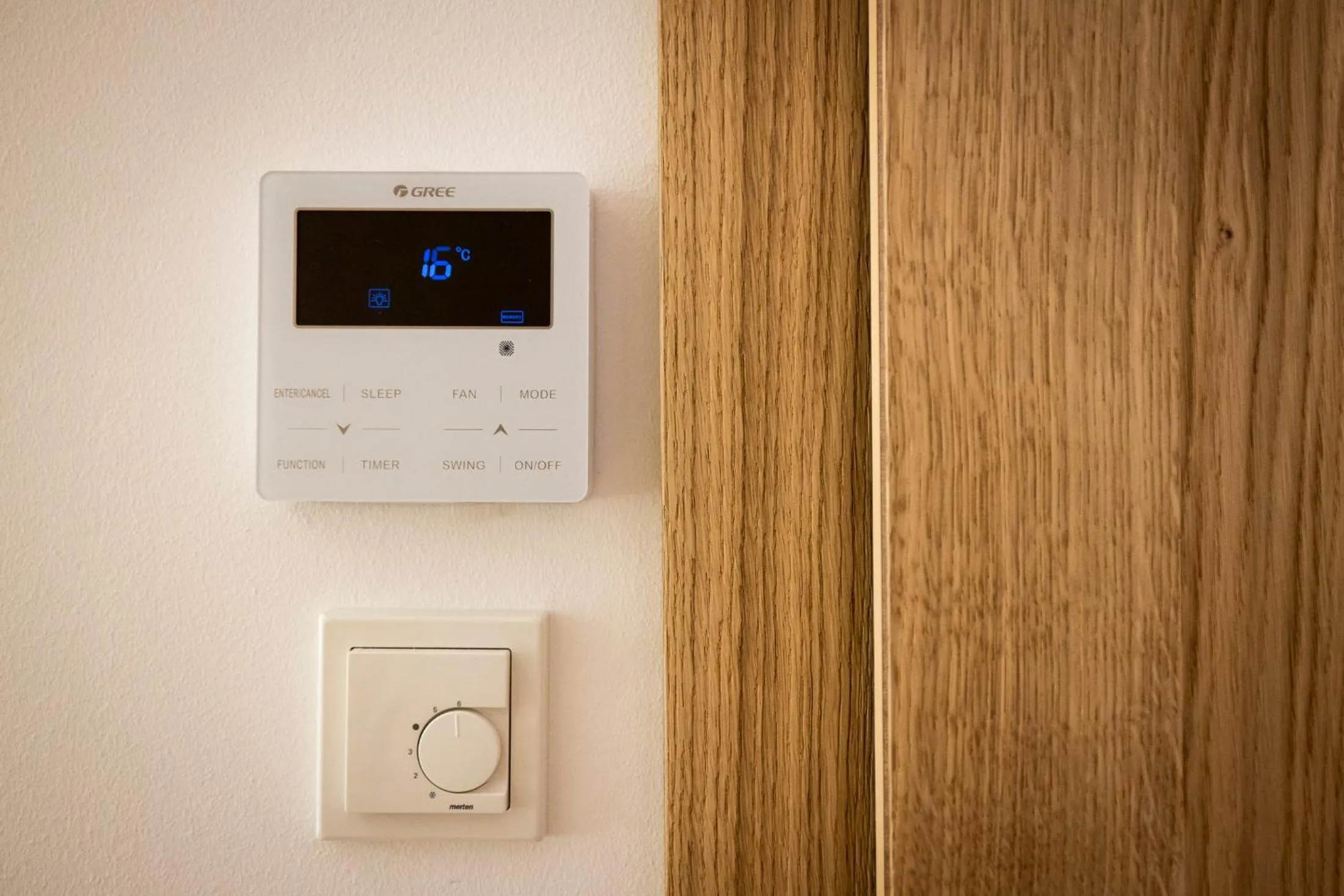 air conditioner in Hotel Hubertus