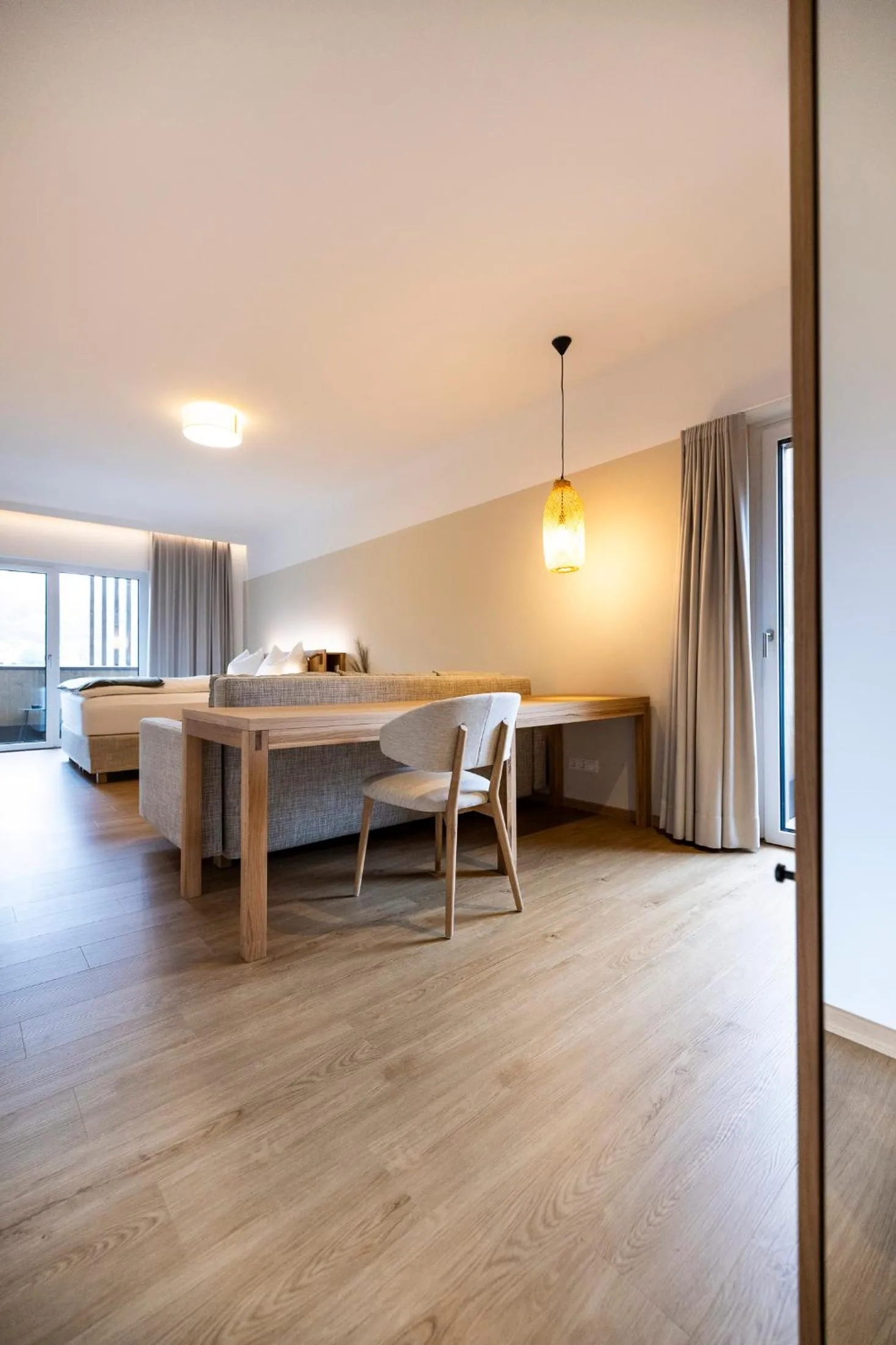 Bed in Hotel Hubertus