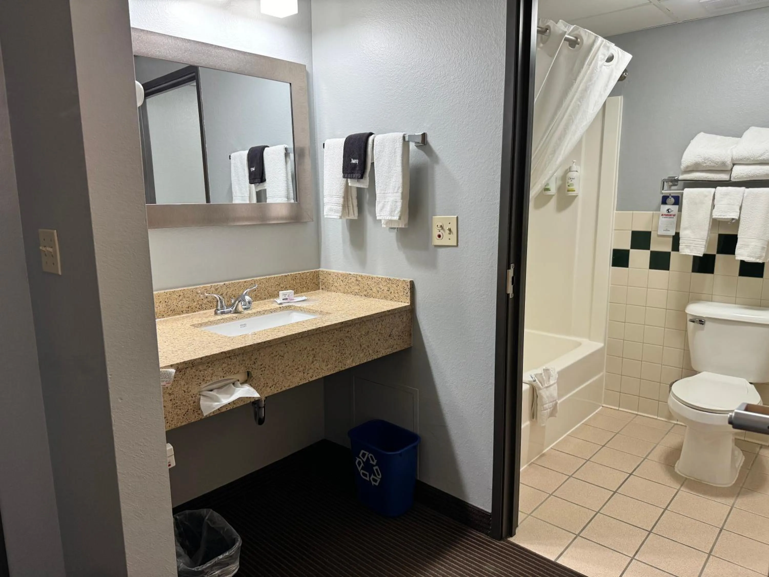 Shower in AmericInn by Wyndham Stillwater