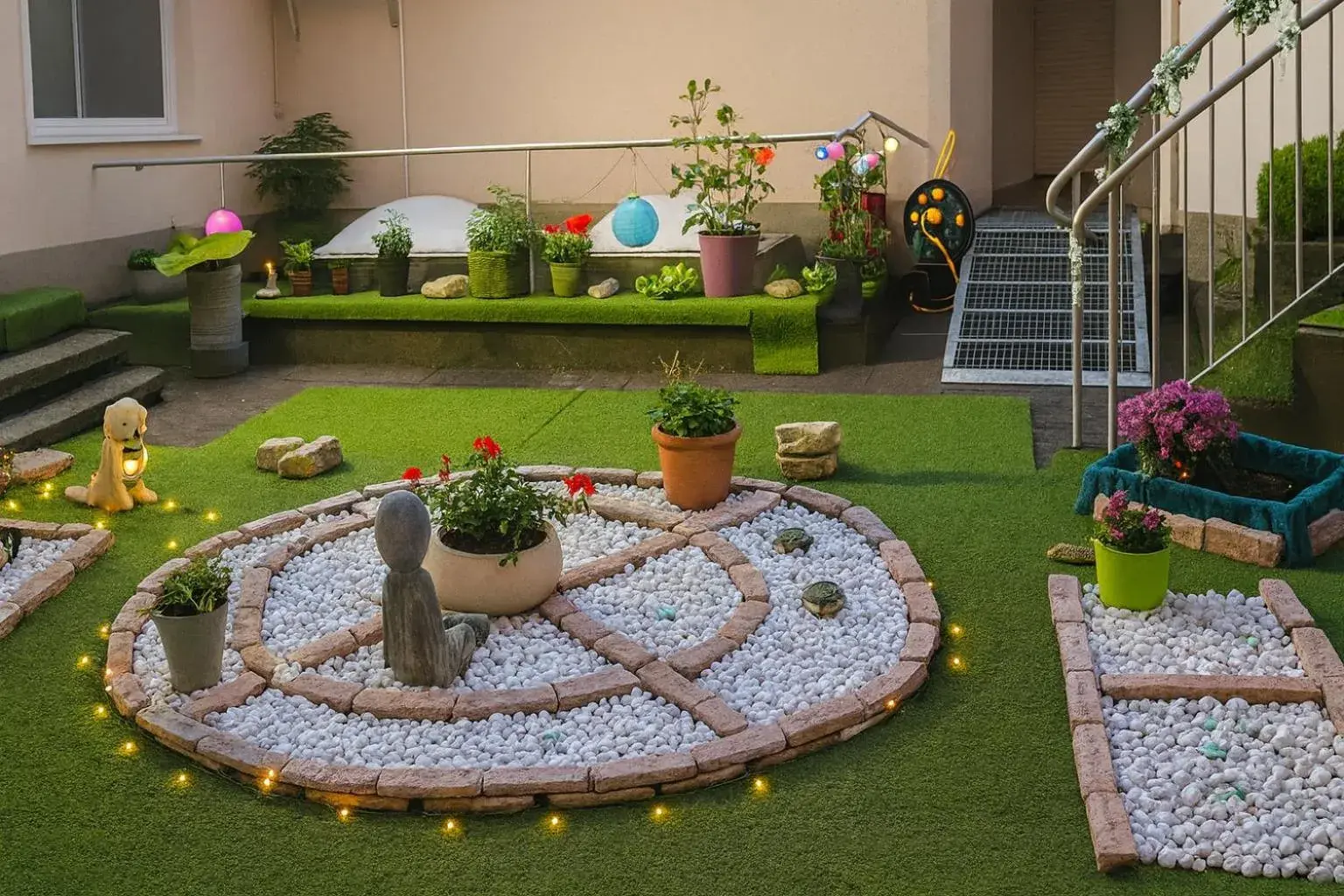 Garden view in Mainzer Hof Garden view in Mainzer Hof