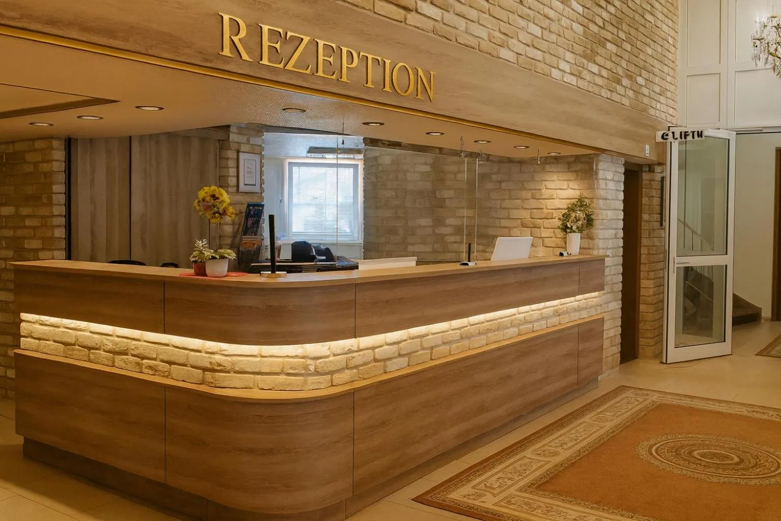 Lobby or reception in Mainzer Hof