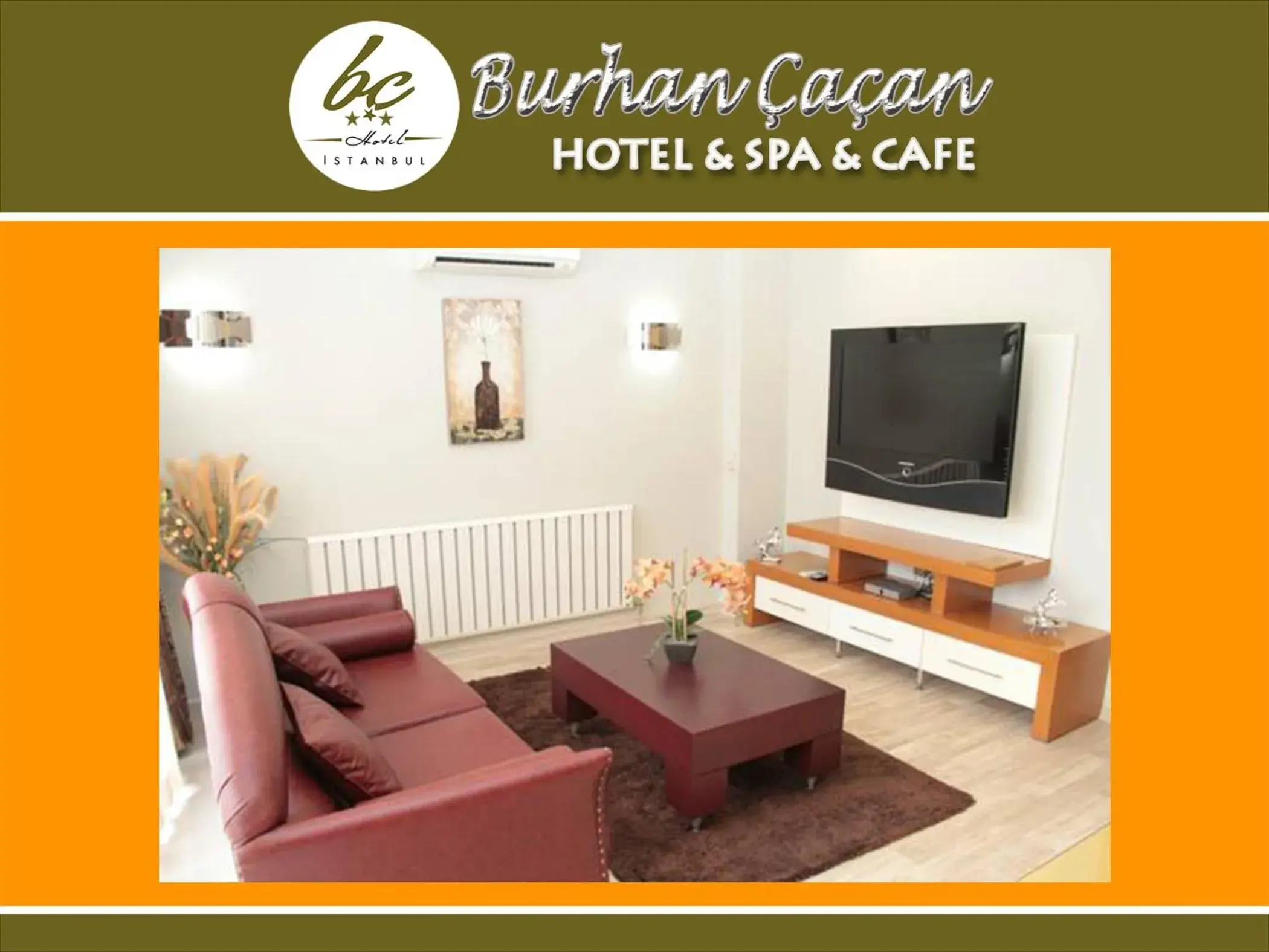 Living room in BC Burhan Cacan Hotel & Spa & Cafe Living room in BC Burhan Cacan Hotel & Spa & Cafe