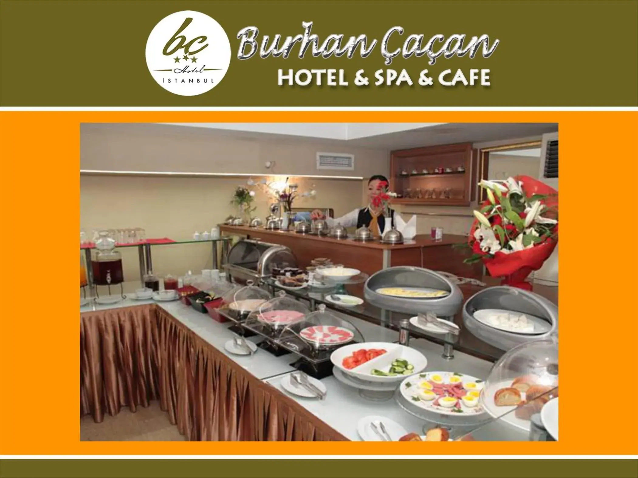 Buffet breakfast in BC Burhan Cacan Hotel & Spa & Cafe Buffet breakfast in BC Burhan Cacan Hotel & Spa & Cafe