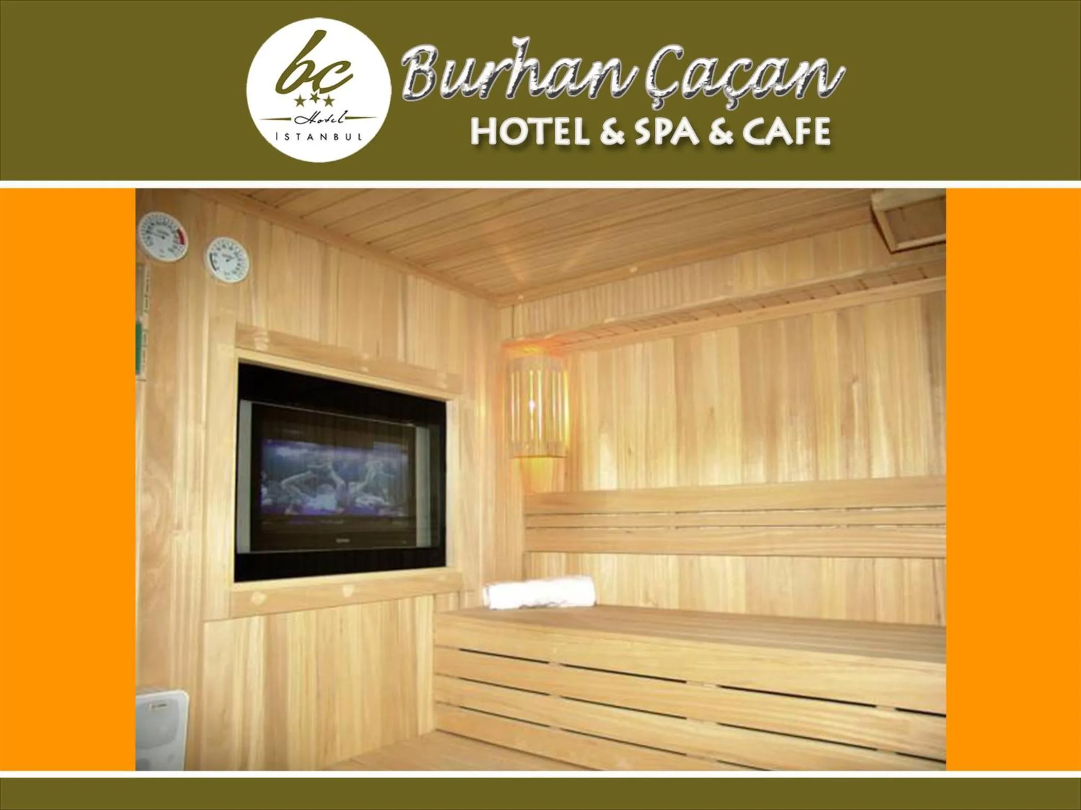 Sauna in BC Burhan Cacan Hotel & Spa & Cafe