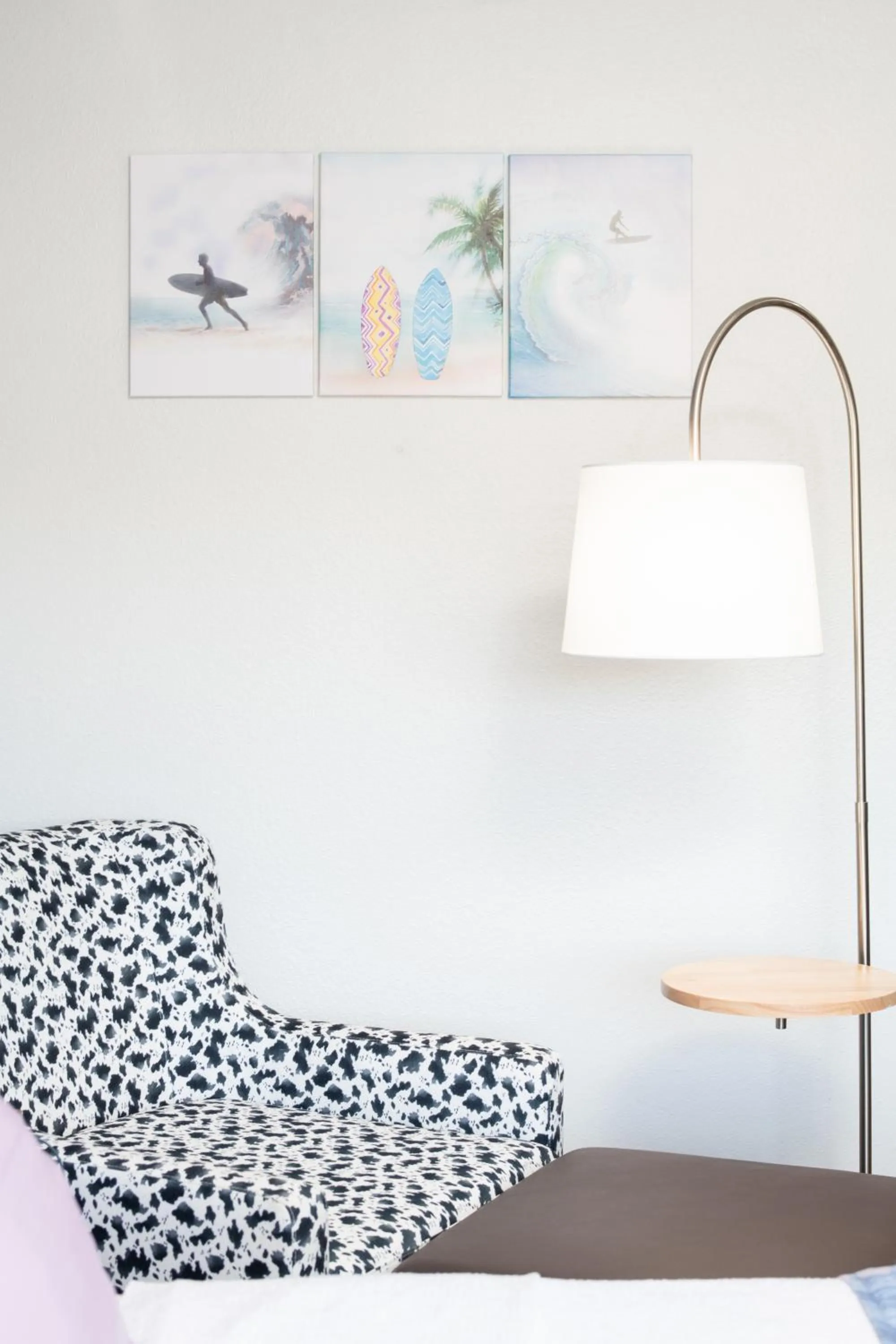 Bed in Brisa Pacific Hotel Encinitas