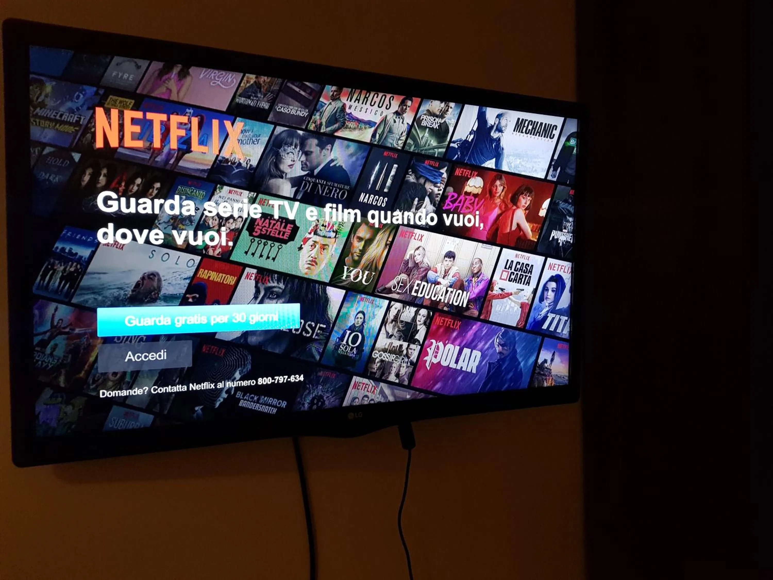 TV and multimedia in B&B Soriano44
