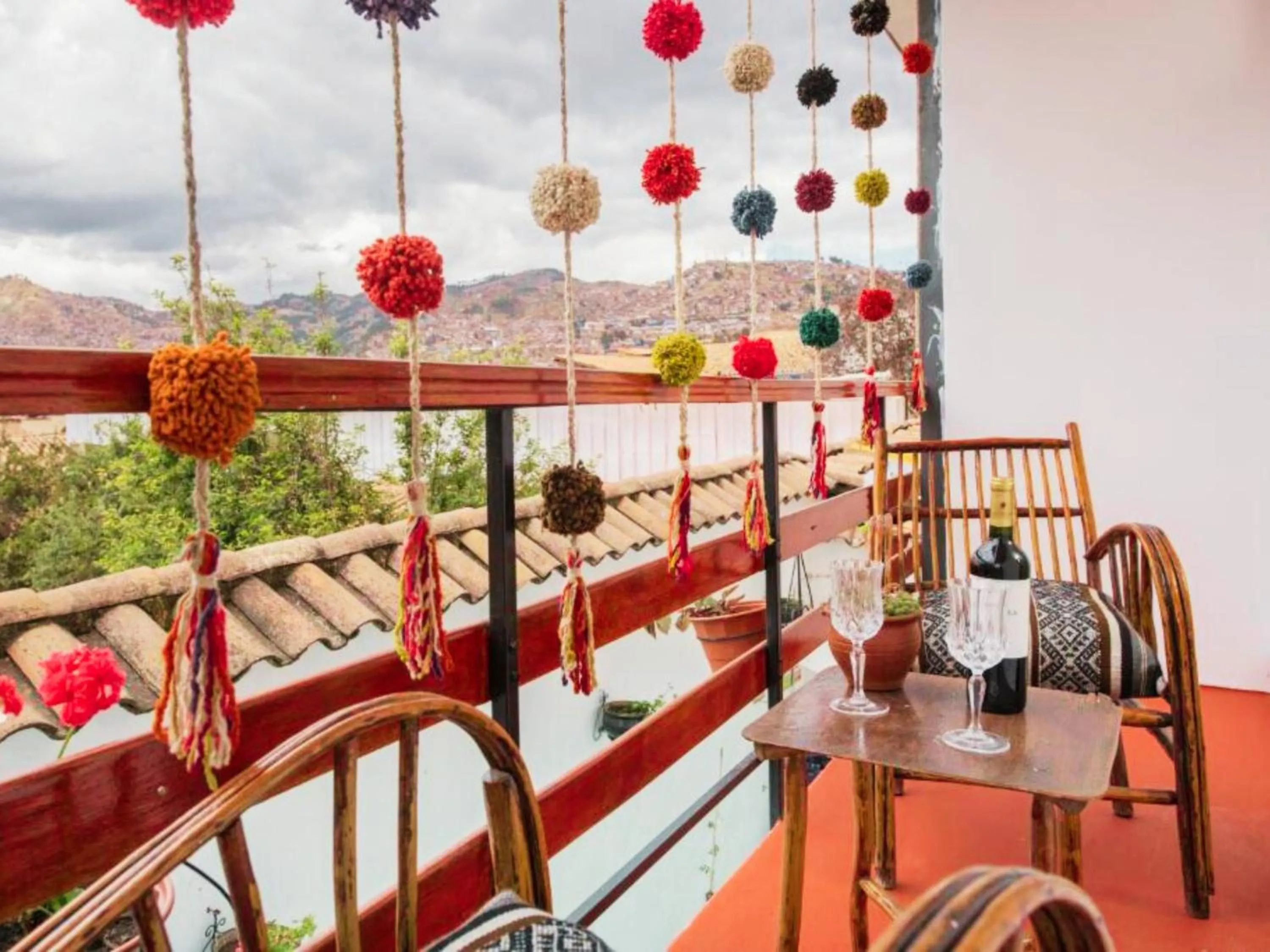 Balcony/Terrace in Hotel Andean Host Inn