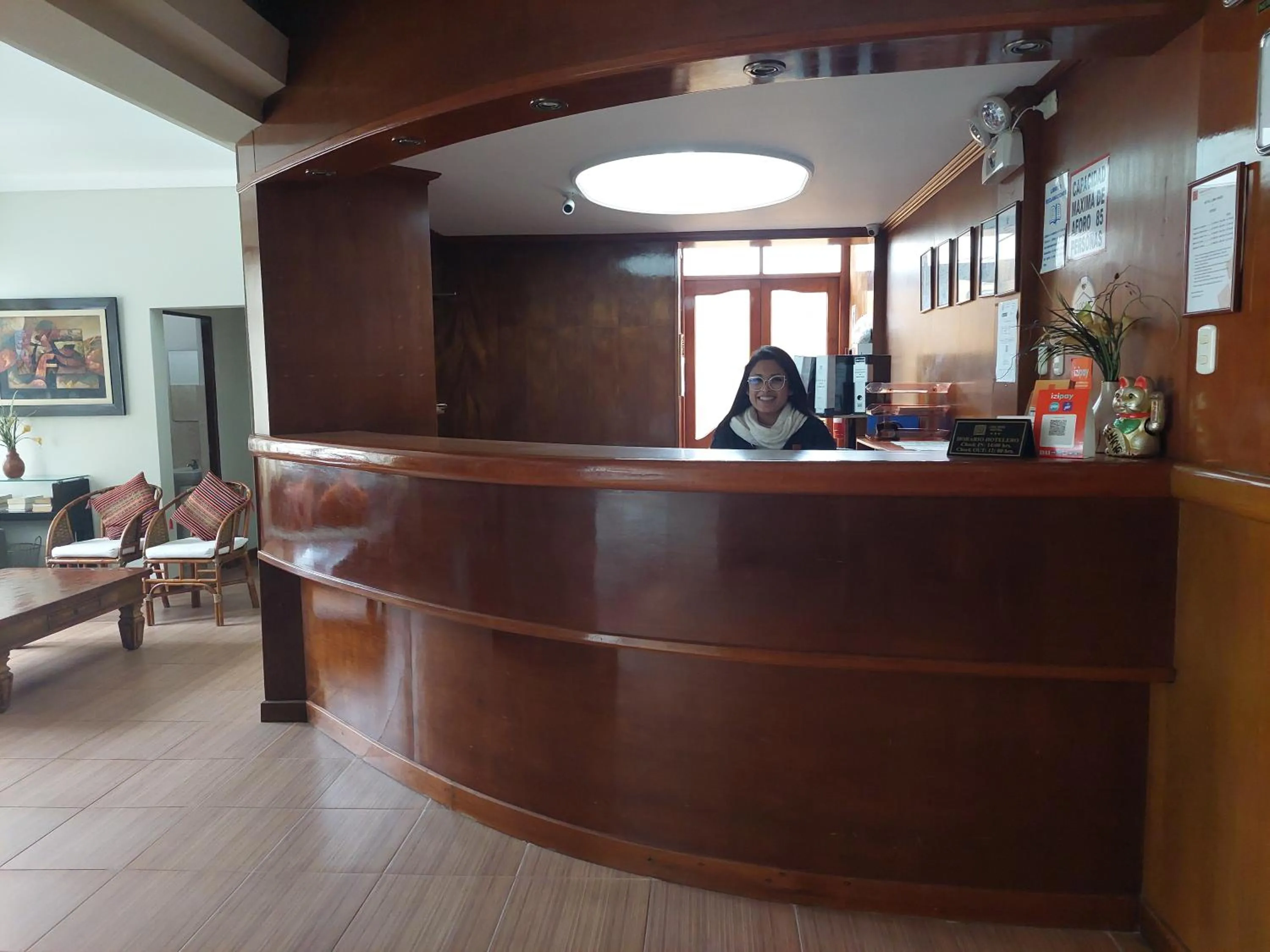 Lobby or reception in Lima Wasi Hotel Miraflores