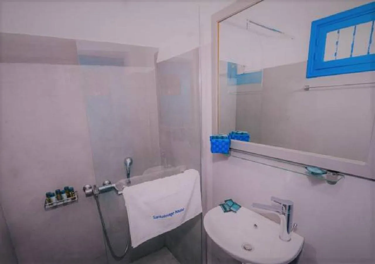 Bathroom in Santoimage house