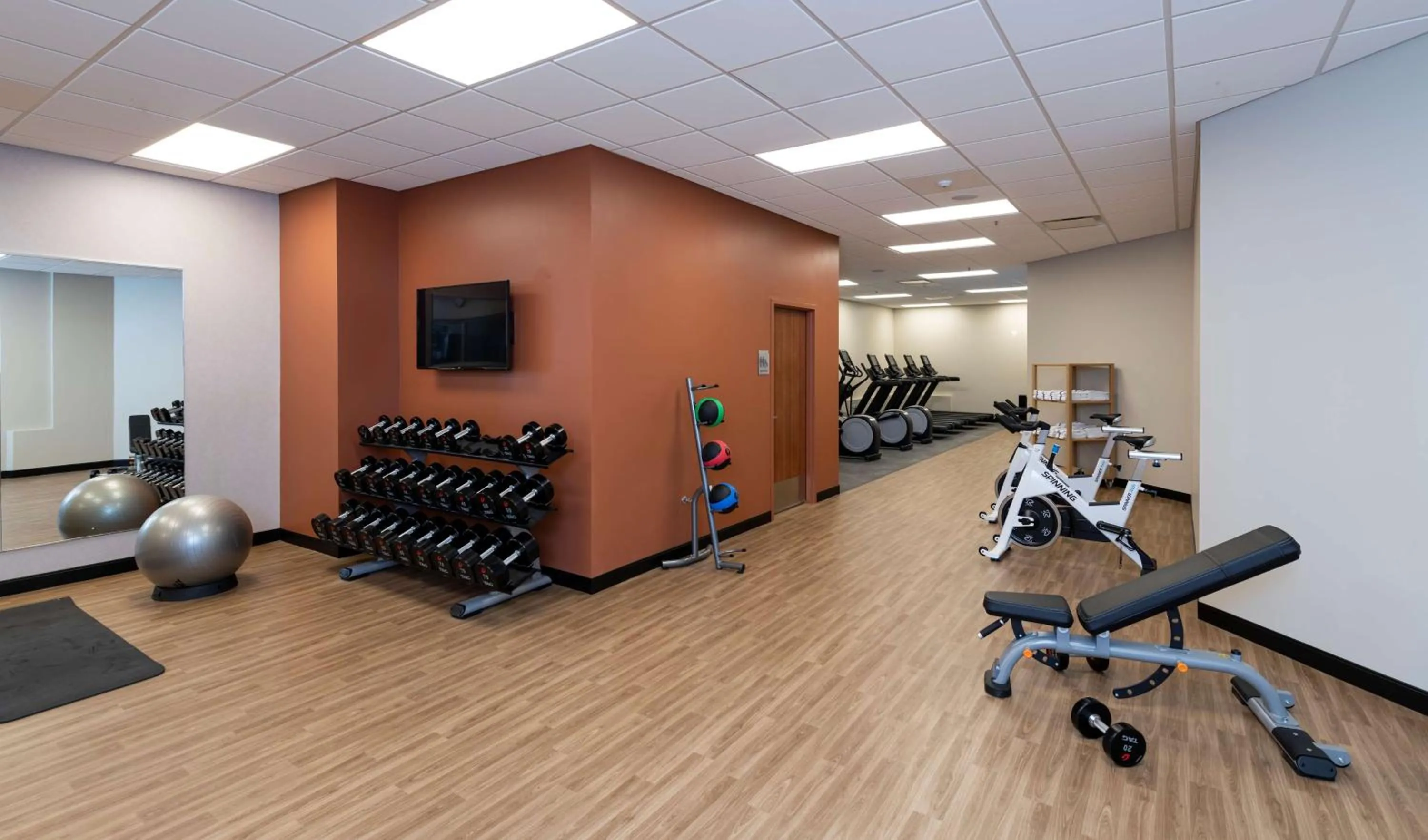 Fitness centre/facilities in Doubletree By Hilton Madison East