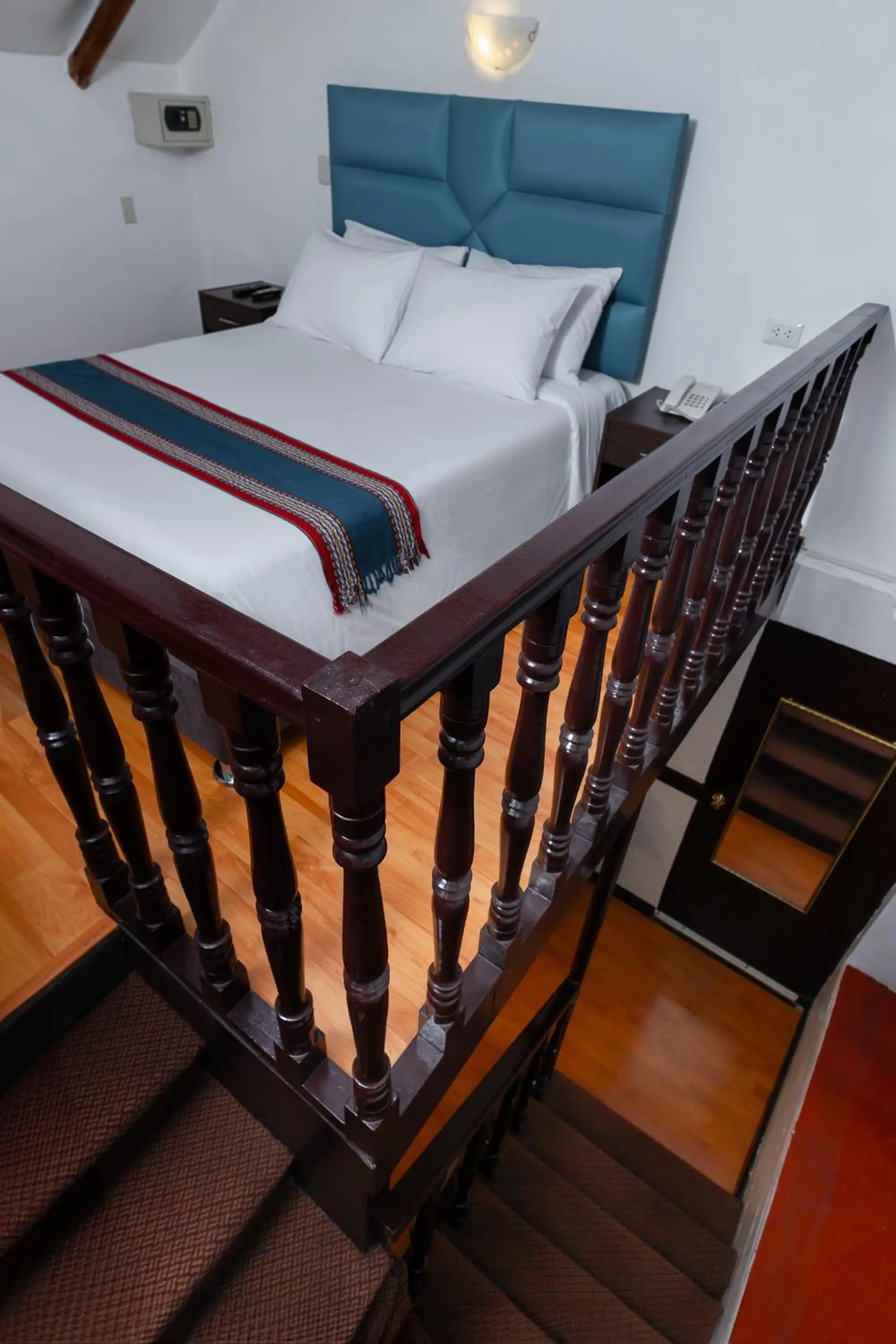 Bed in Hotel Hacienda Cusco Plaza