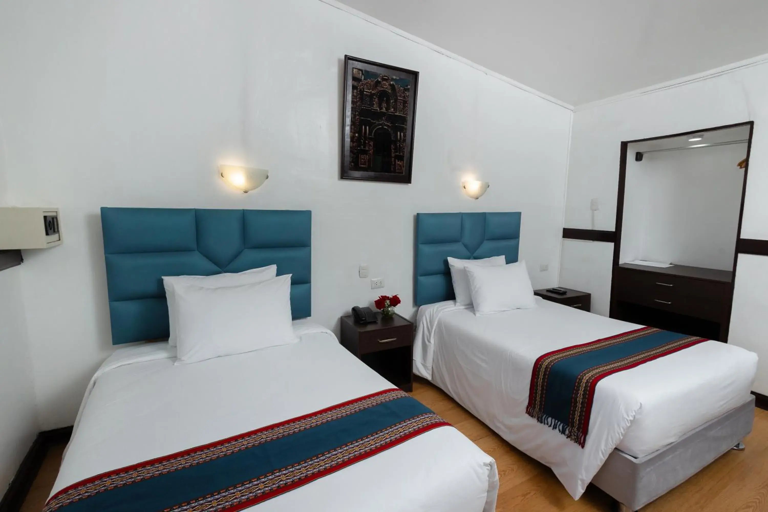 Bed in Hotel Hacienda Cusco Plaza Bed in Hotel Hacienda Cusco Plaza