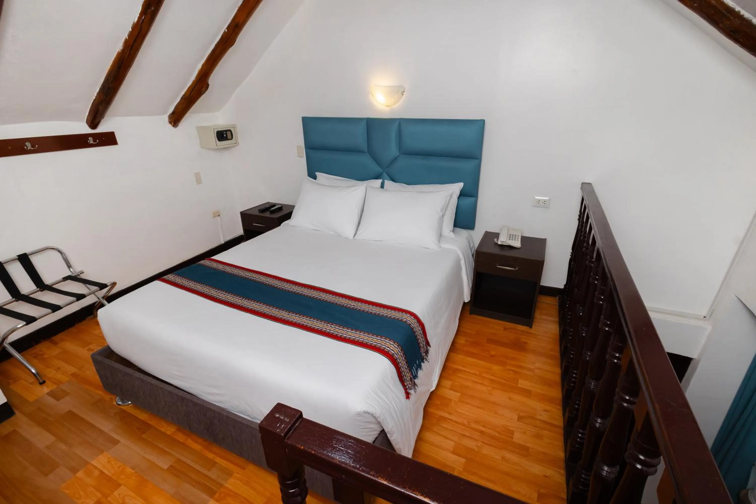 Bed in Hotel Hacienda Cusco Plaza