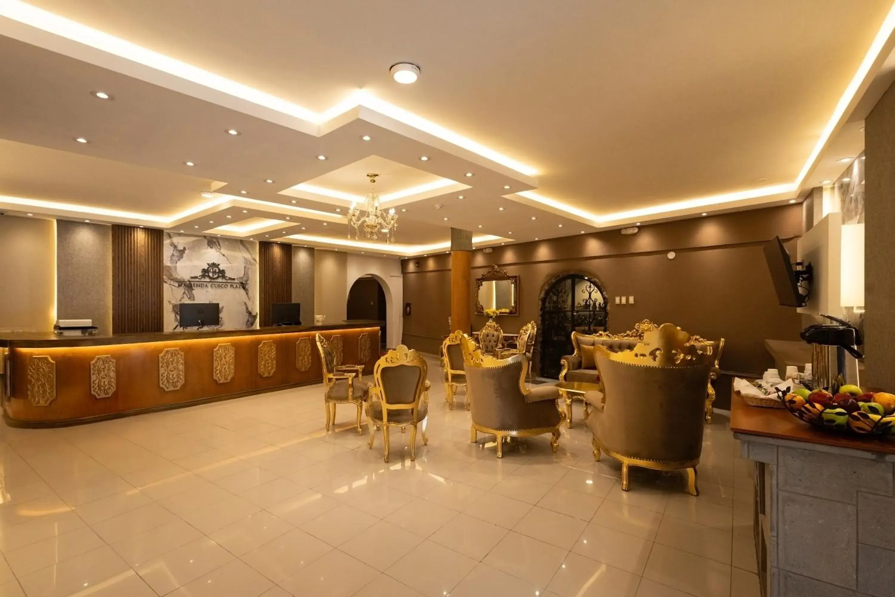 Living room in Hotel Hacienda Cusco Plaza Living room in Hotel Hacienda Cusco Plaza