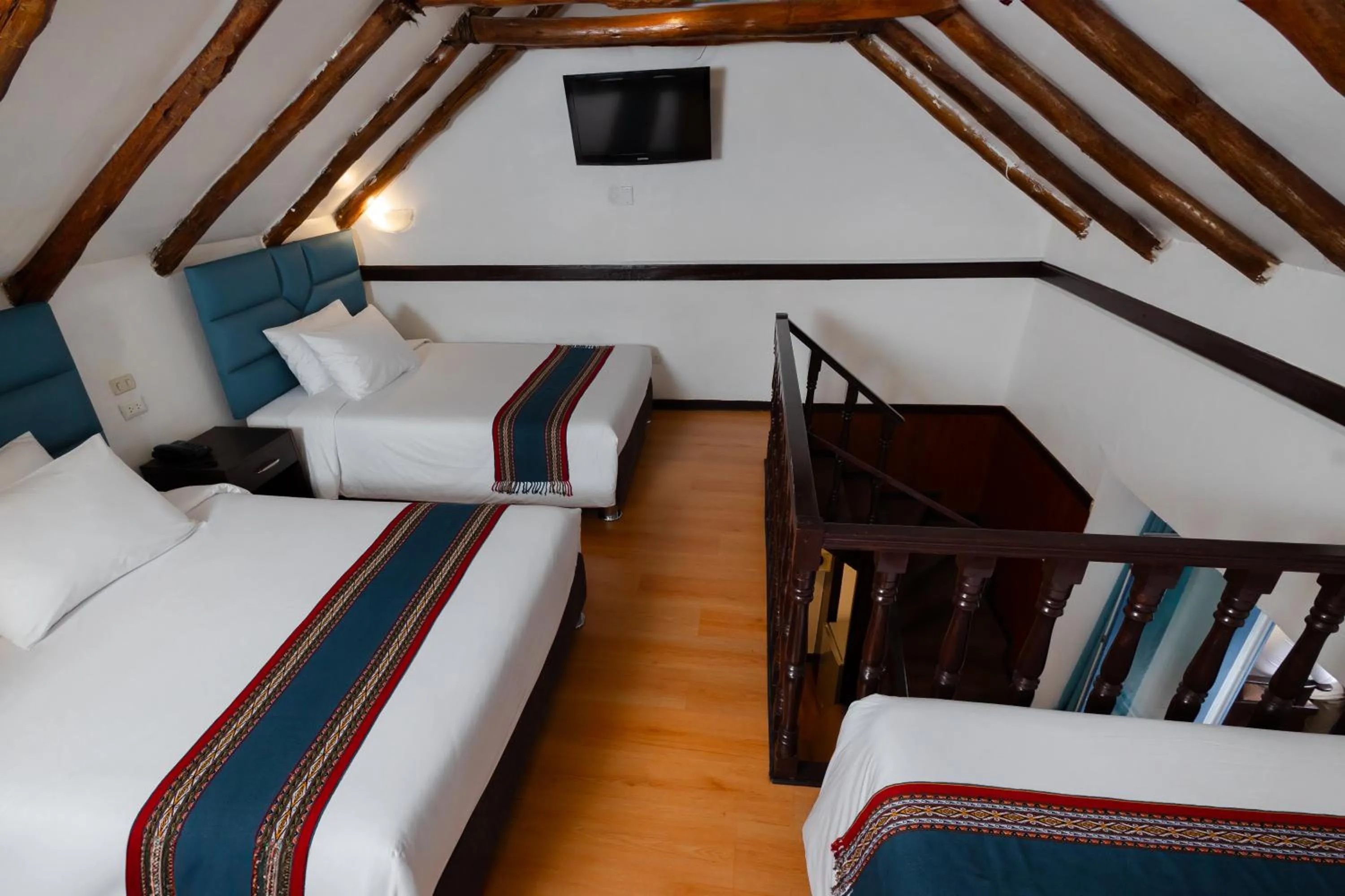 TV and multimedia, Bed in Hotel Hacienda Cusco Plaza