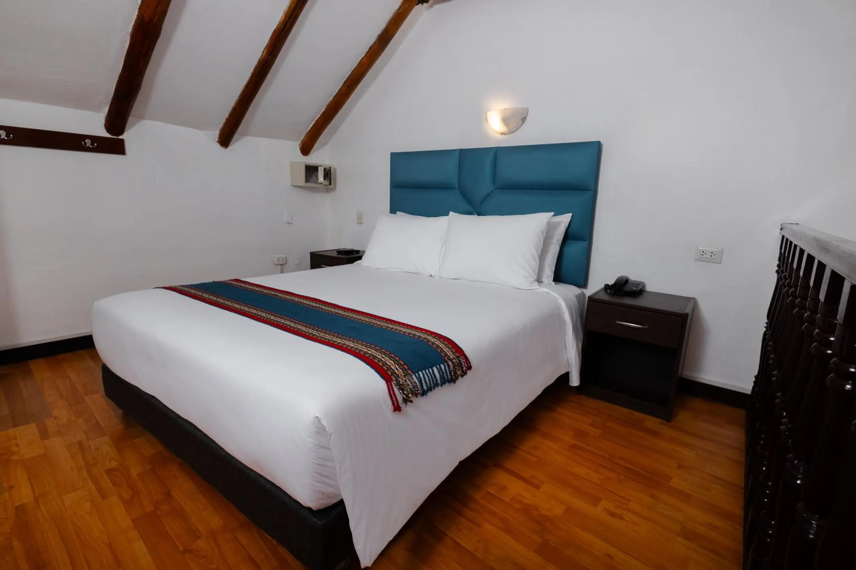 Bed in Hotel Hacienda Cusco Plaza