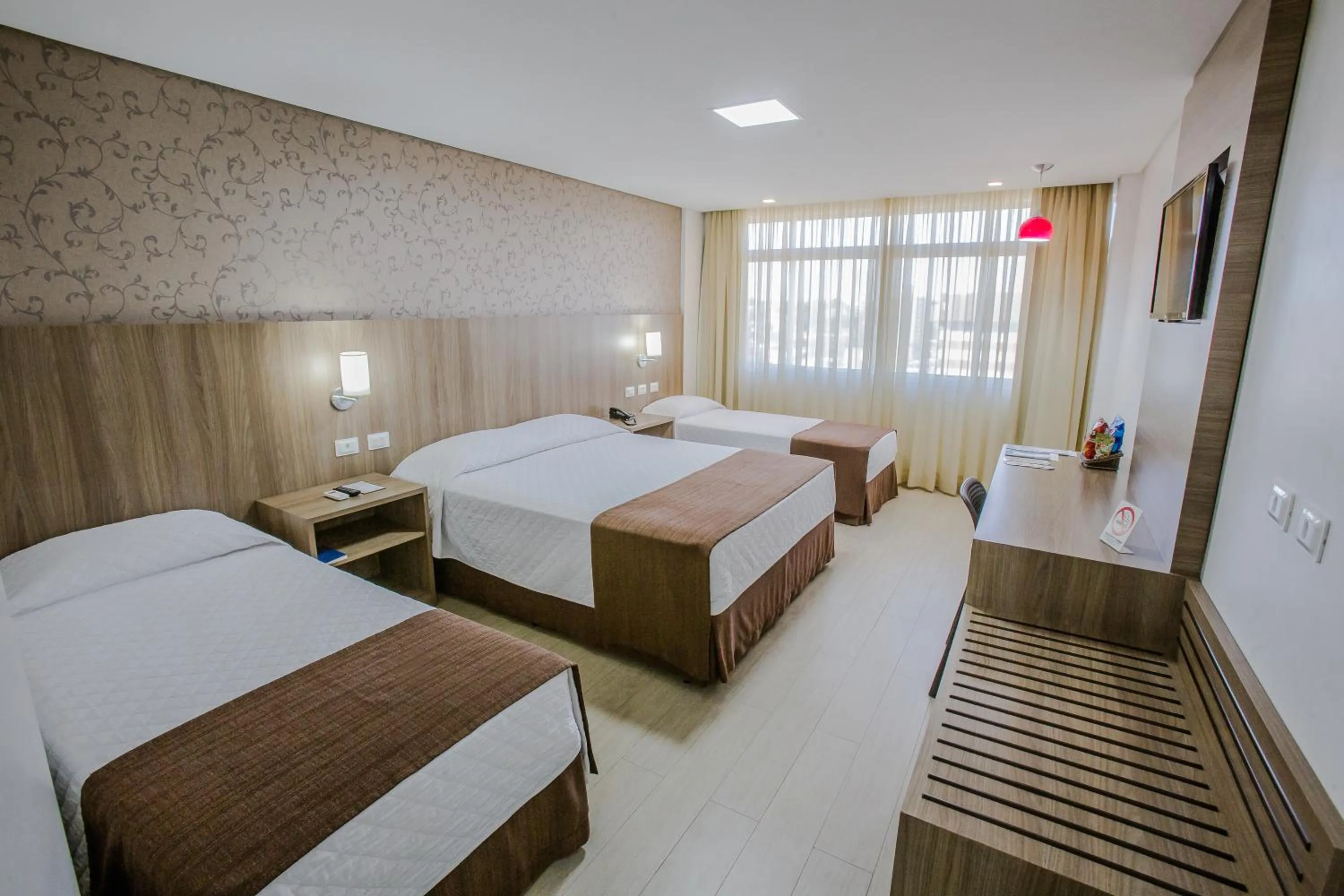 Bed in Foz Presidente Comfort Hotel