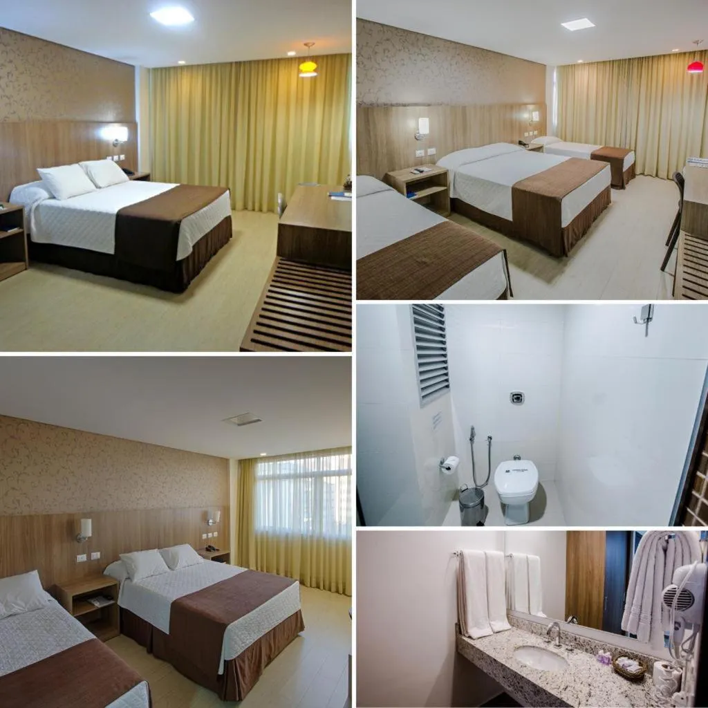 Bed in Foz Presidente Comfort Hotel