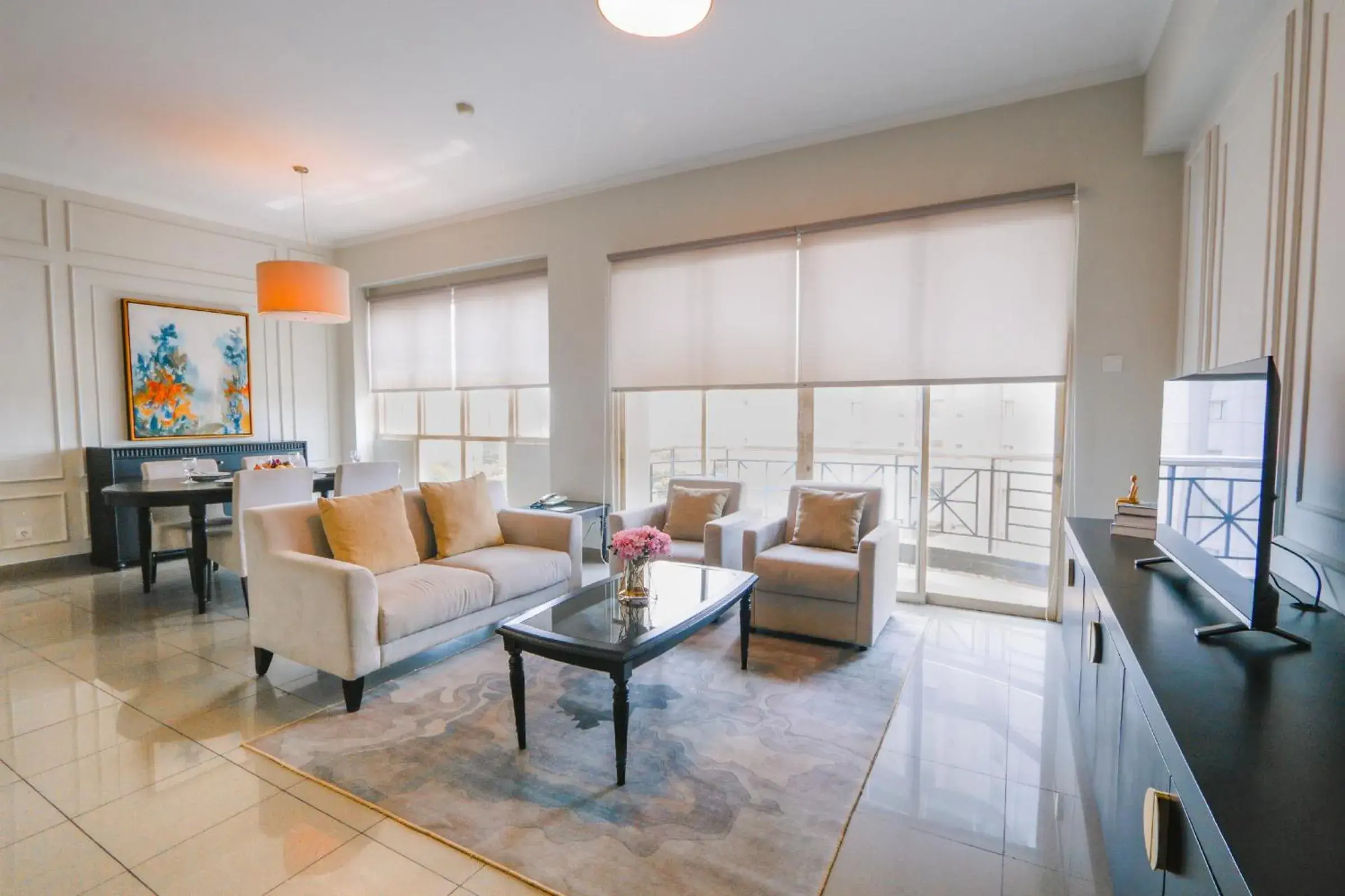 Living room in Java Paragon Hotel & Residences Living room in Java Paragon Hotel & Residences