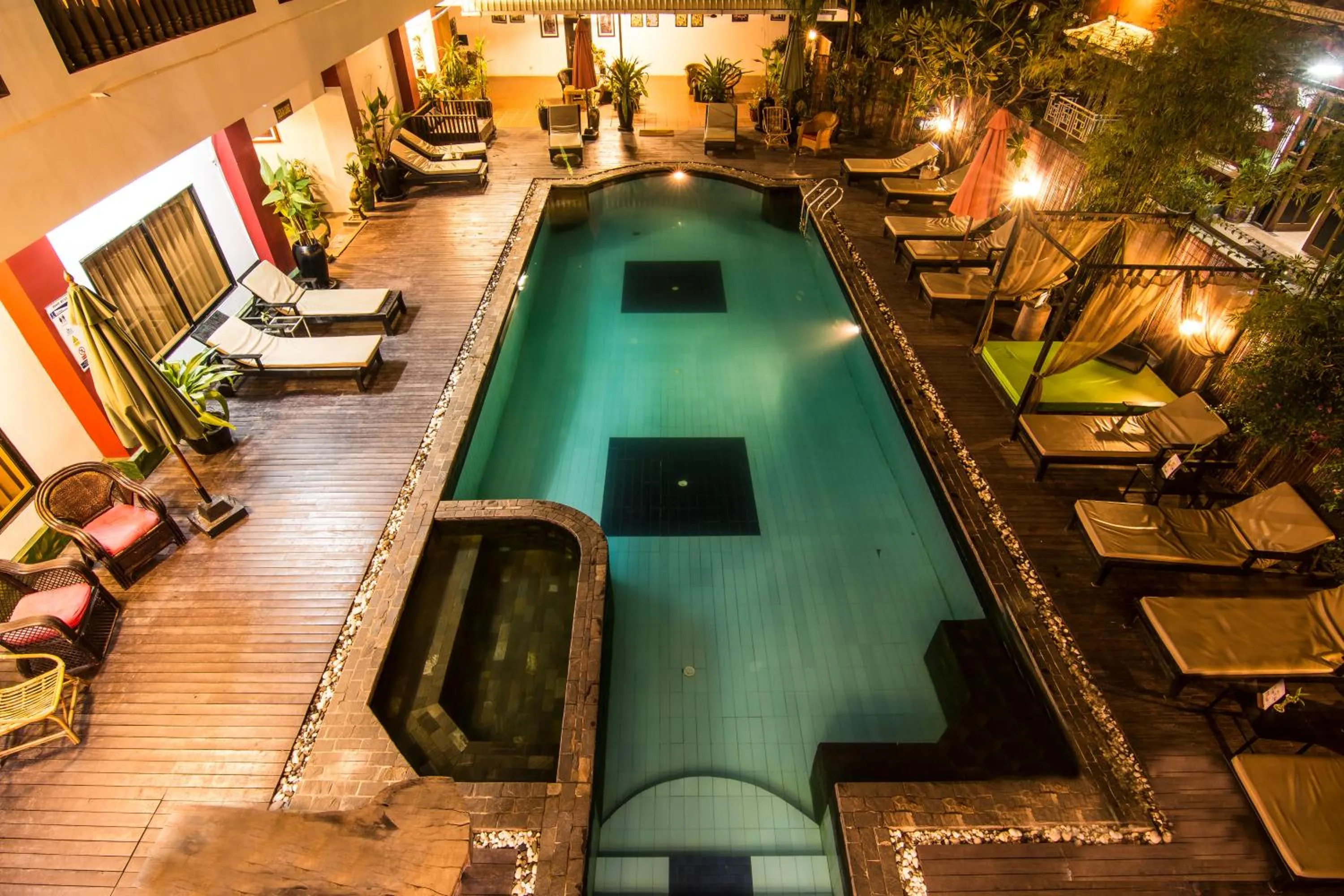 Swimming pool in Mekong Angkor Palace Hotel