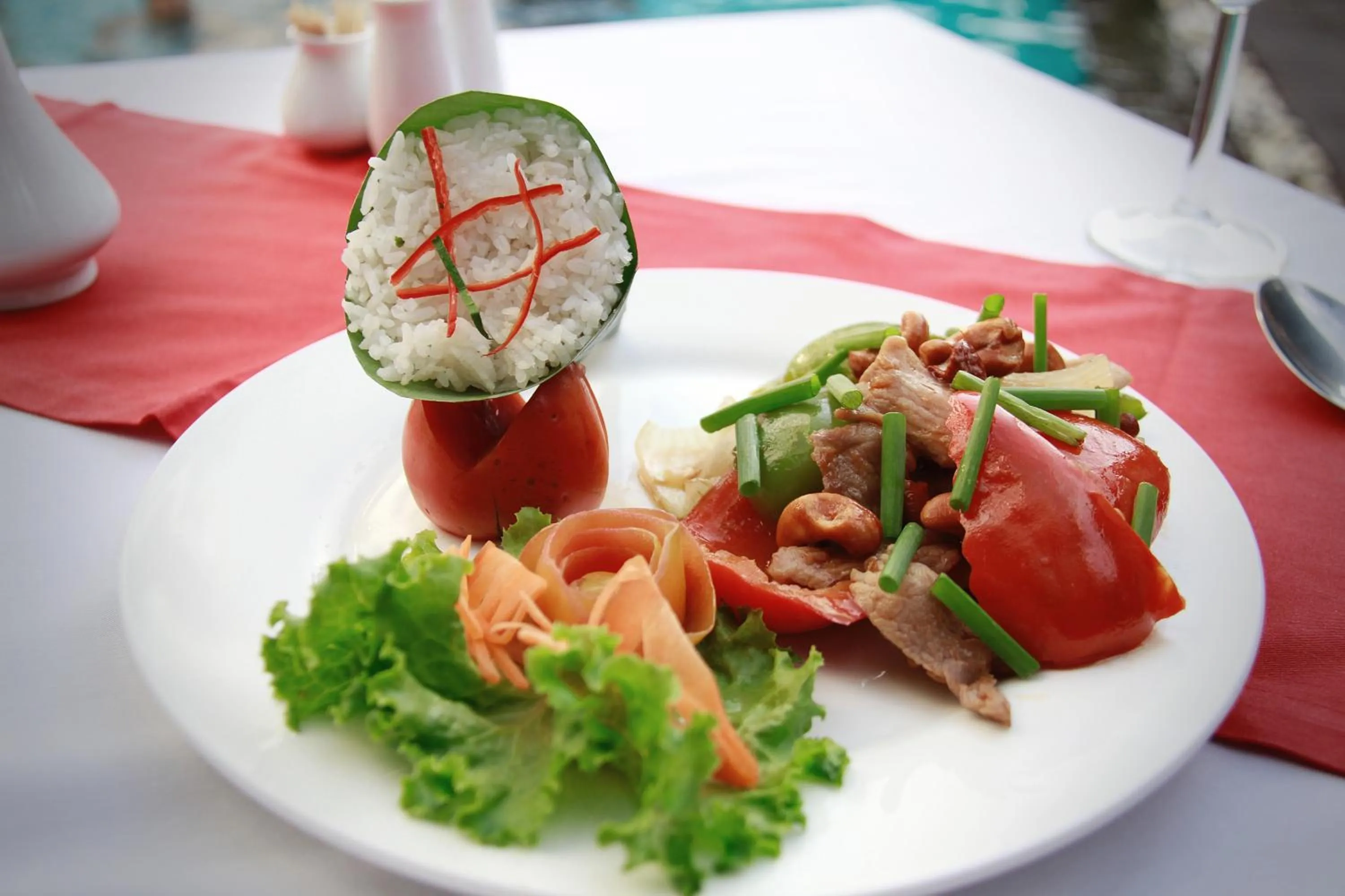 Food in Mekong Angkor Palace Hotel