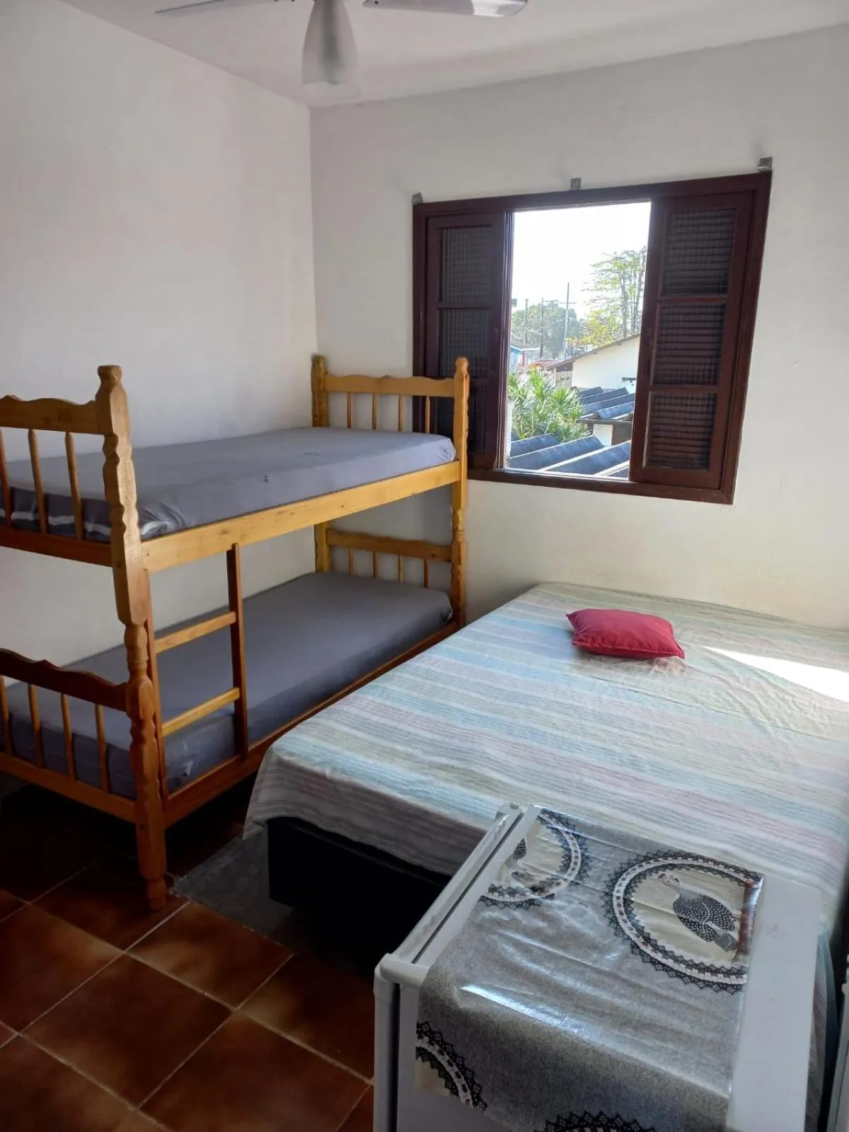 Bed in Pousada Chalés Vereda do Sol