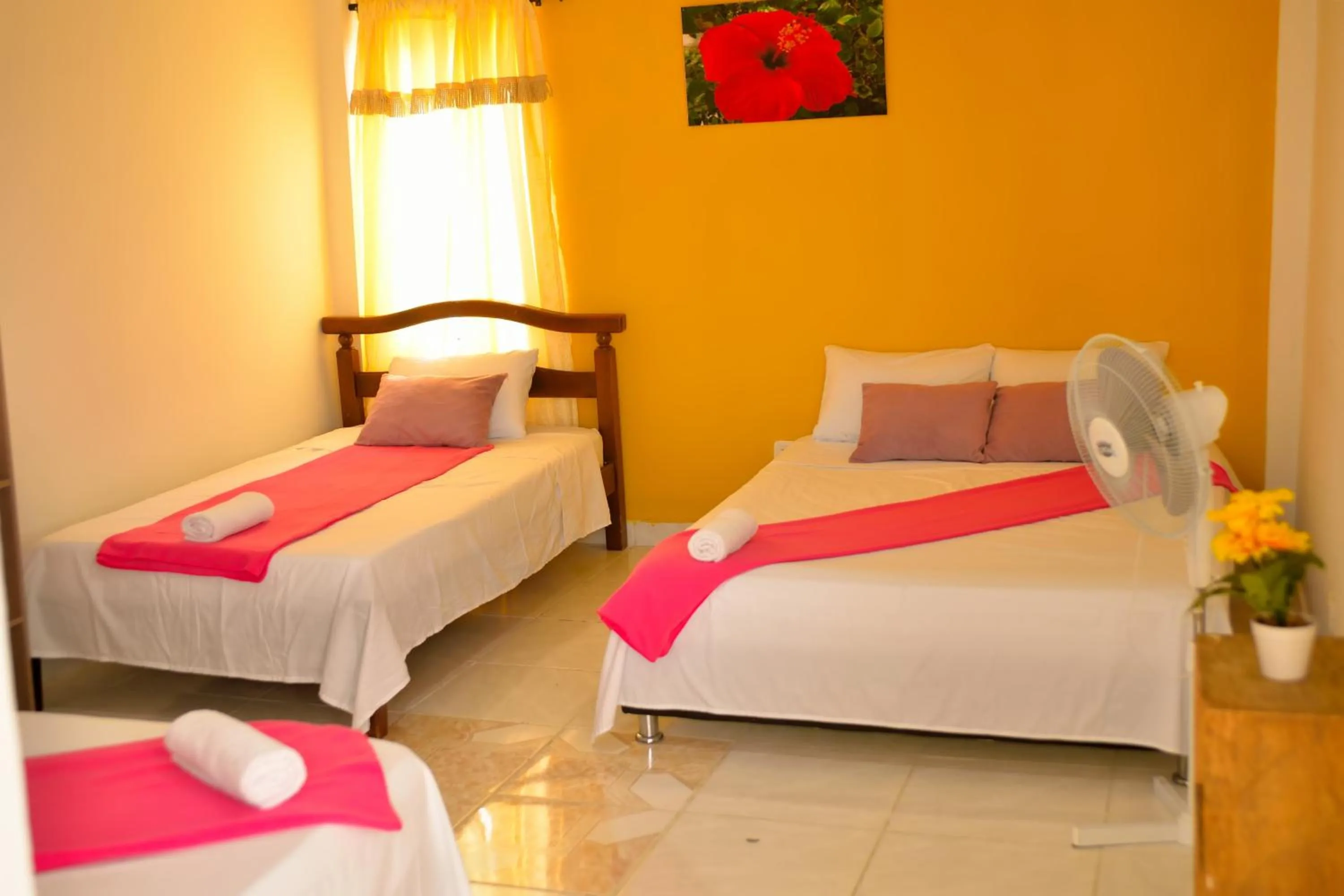 Quadruple Room with Private Bathroom in Hotel Casa Alejandria