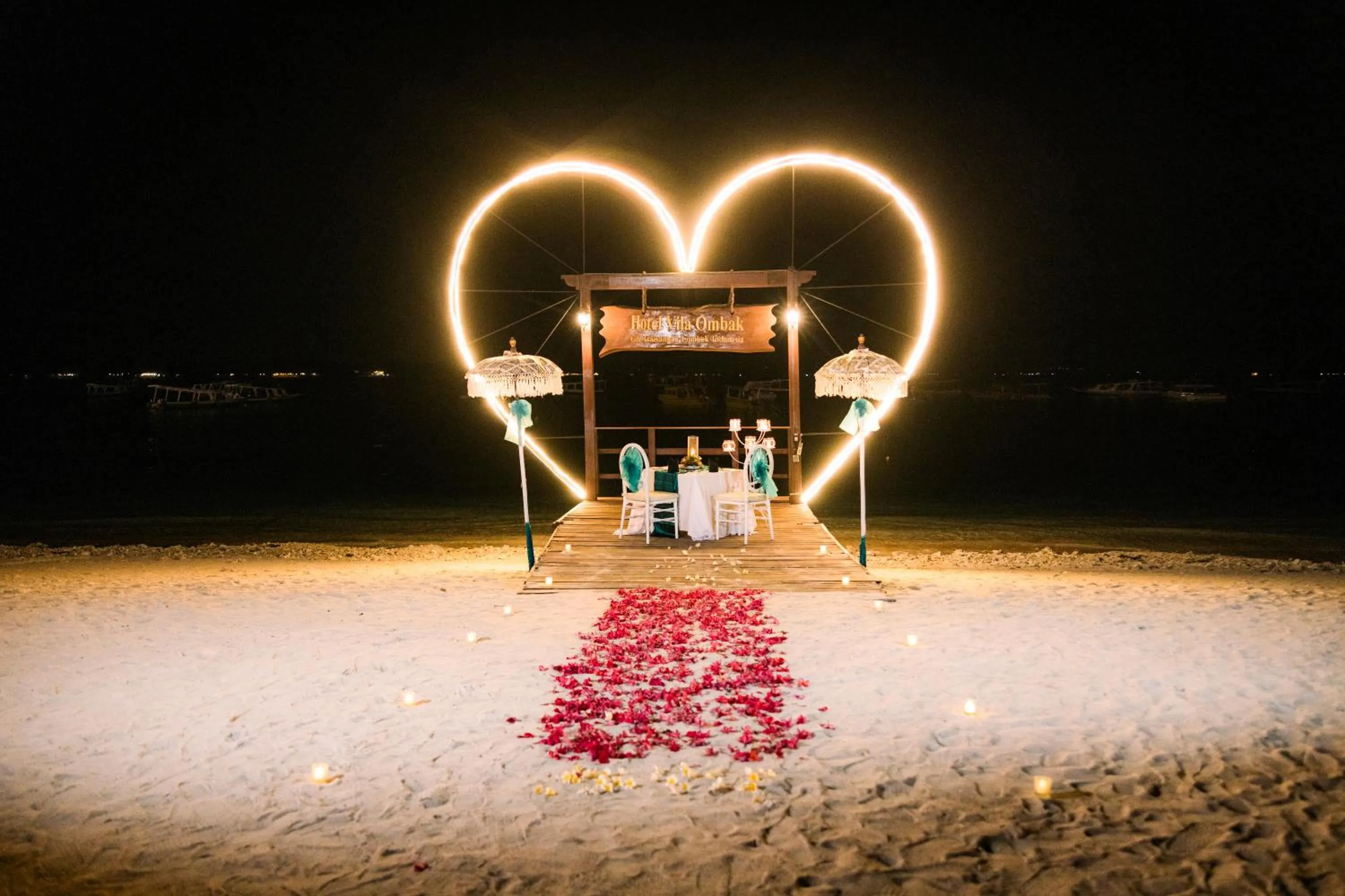 Dining area in Vila Ombak