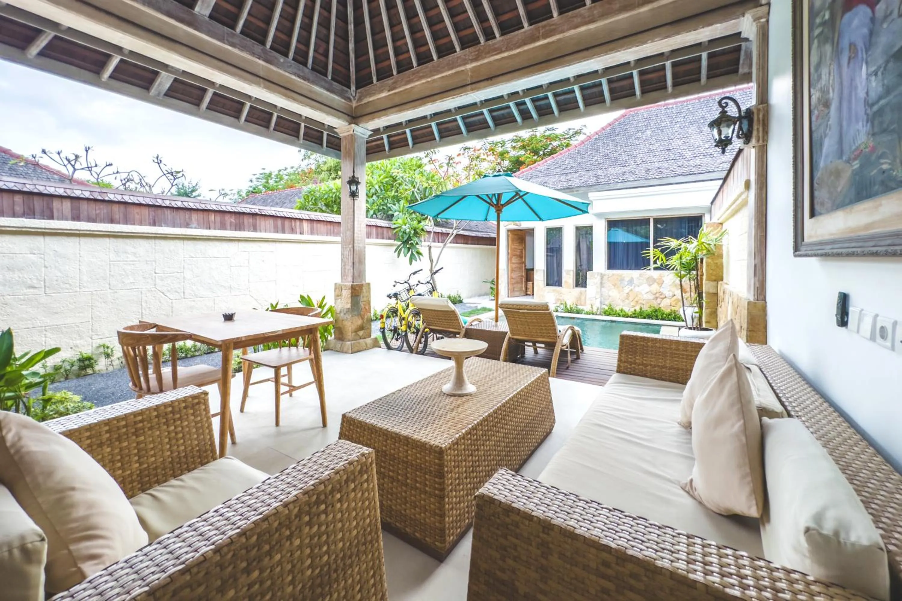 Living room in Vila Ombak
