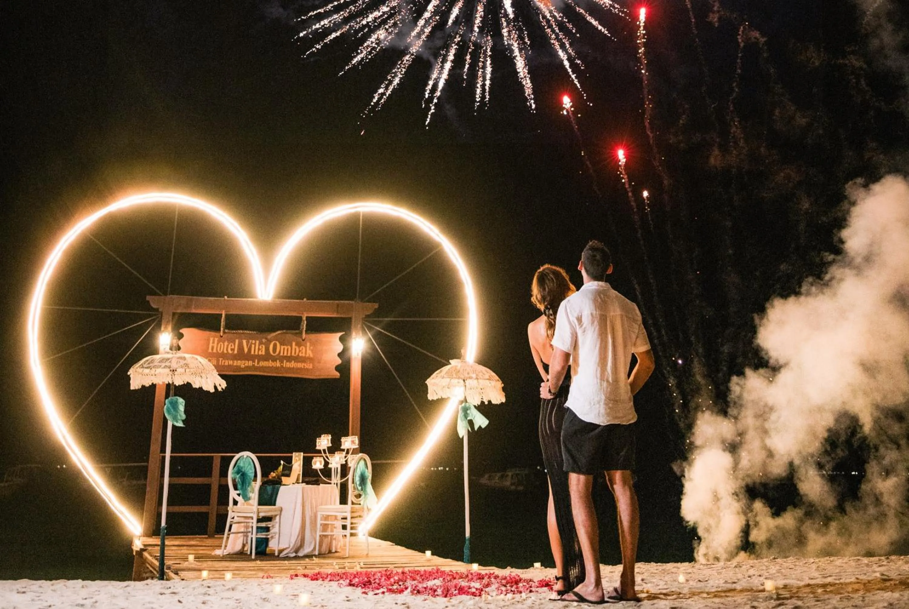 Dining area in Vila Ombak