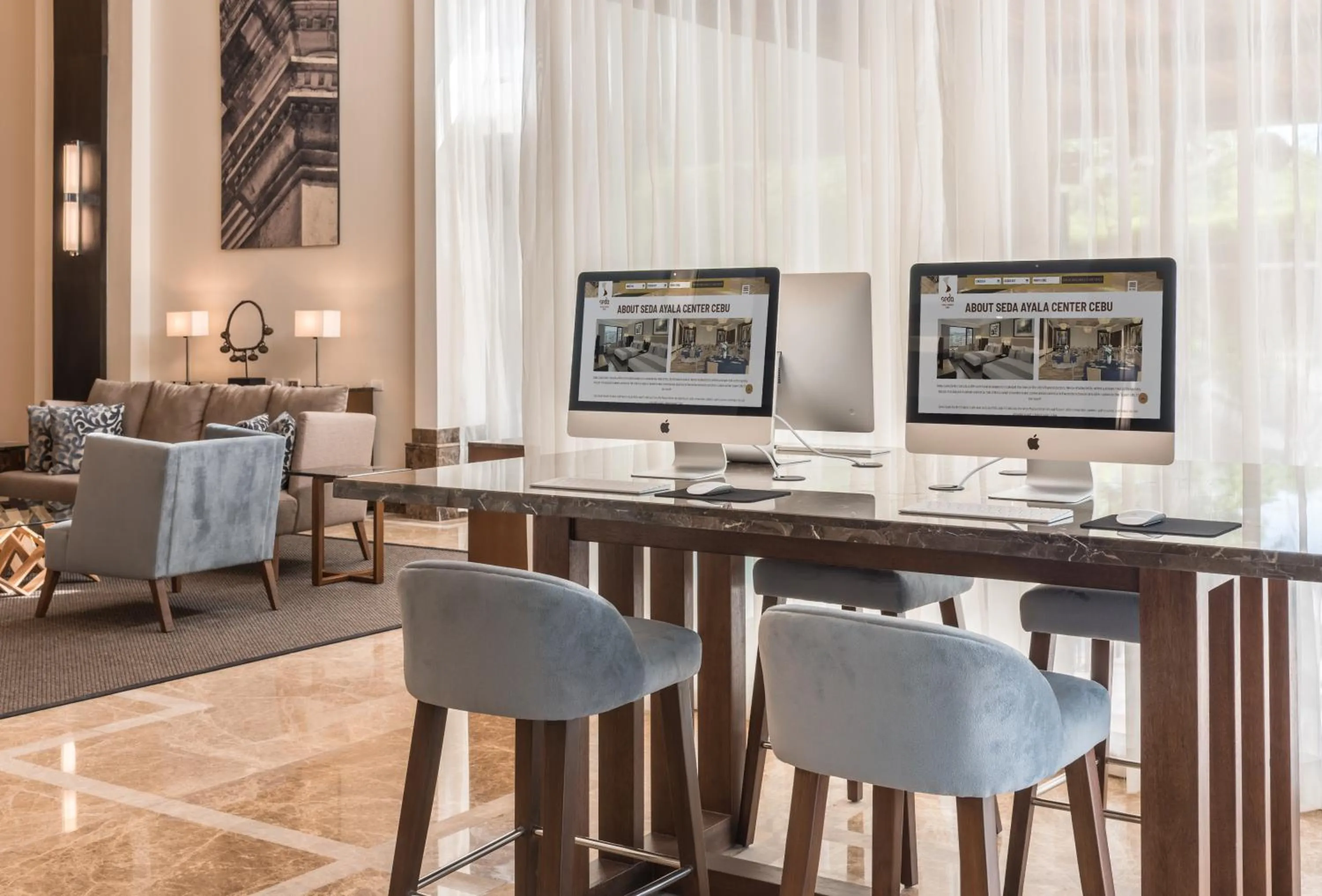 Business facilities in Seda Ayala Center Cebu