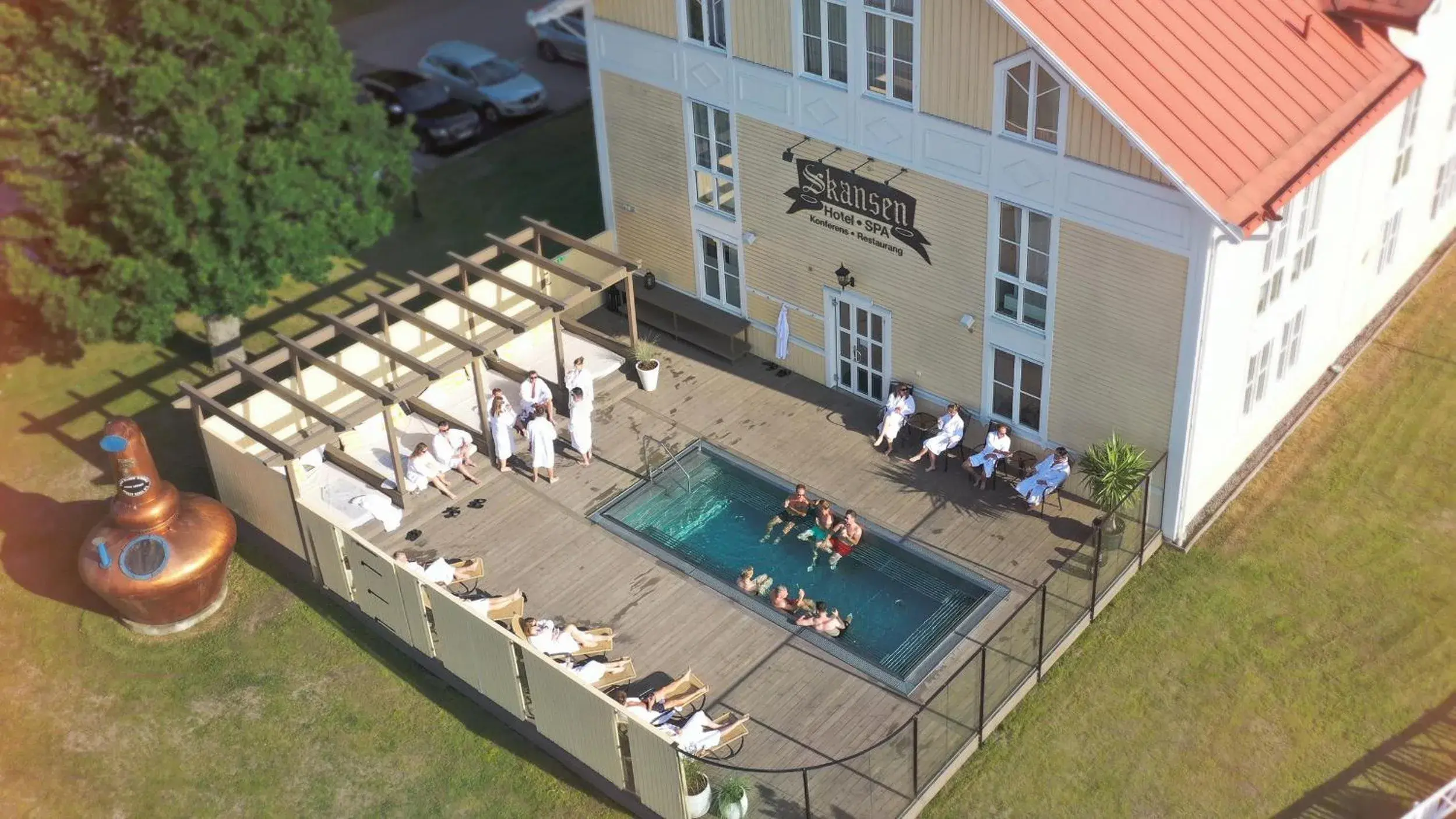 Spa and wellness centre/facilities in Hotel Skansen Spa and wellness centre/facilities in Hotel Skansen