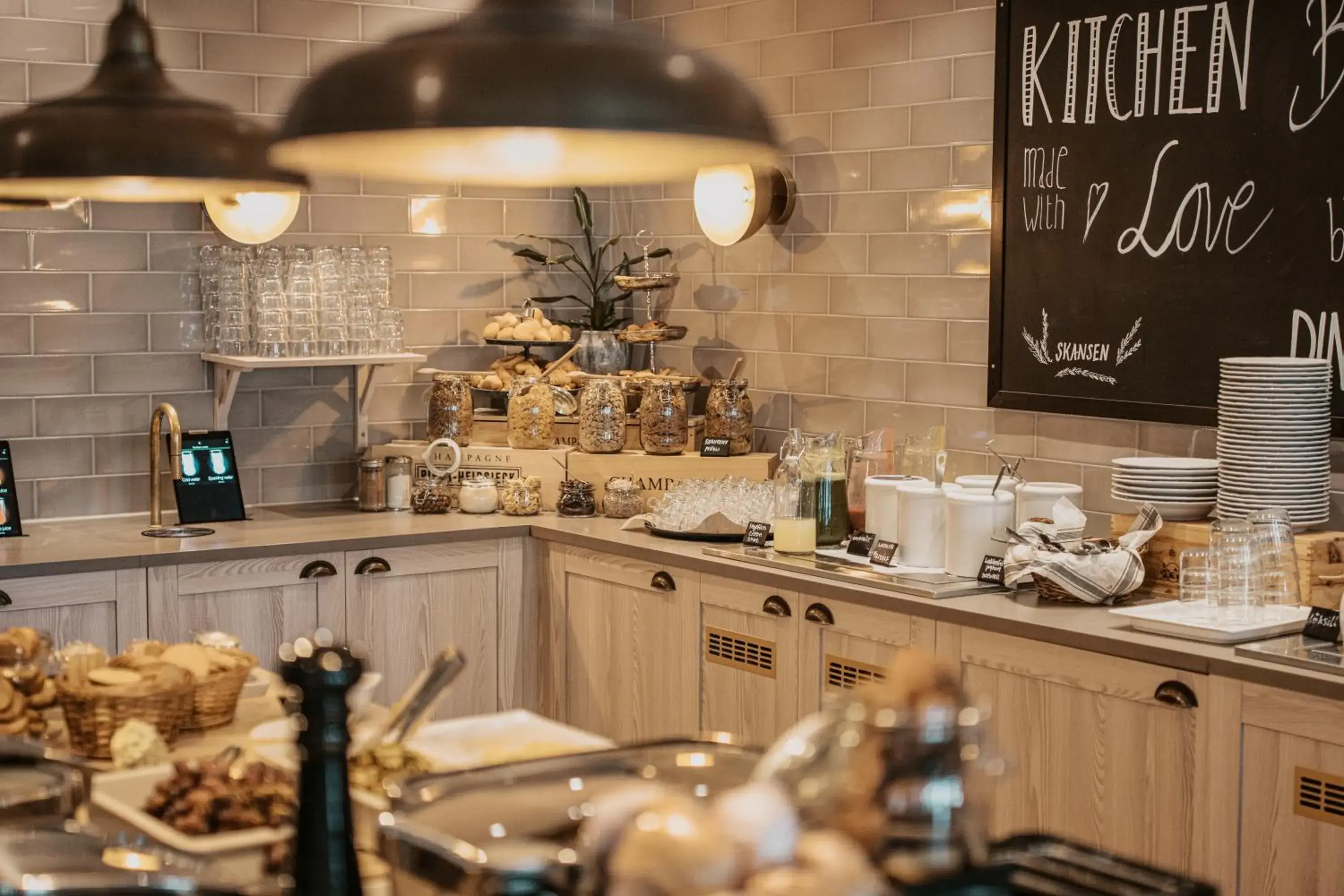 Breakfast in Hotel Skansen Breakfast in Hotel Skansen