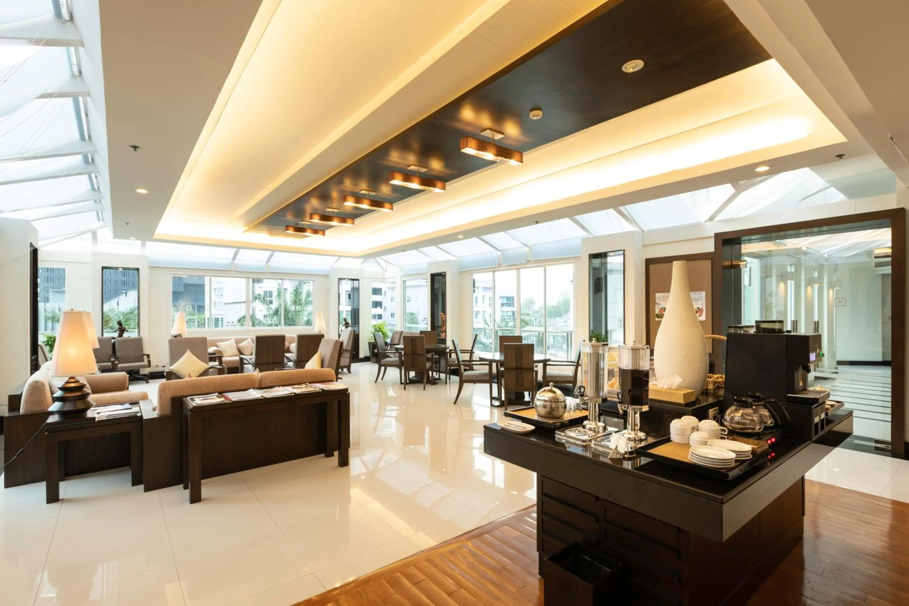 Seating area in Cape Racha Hotel