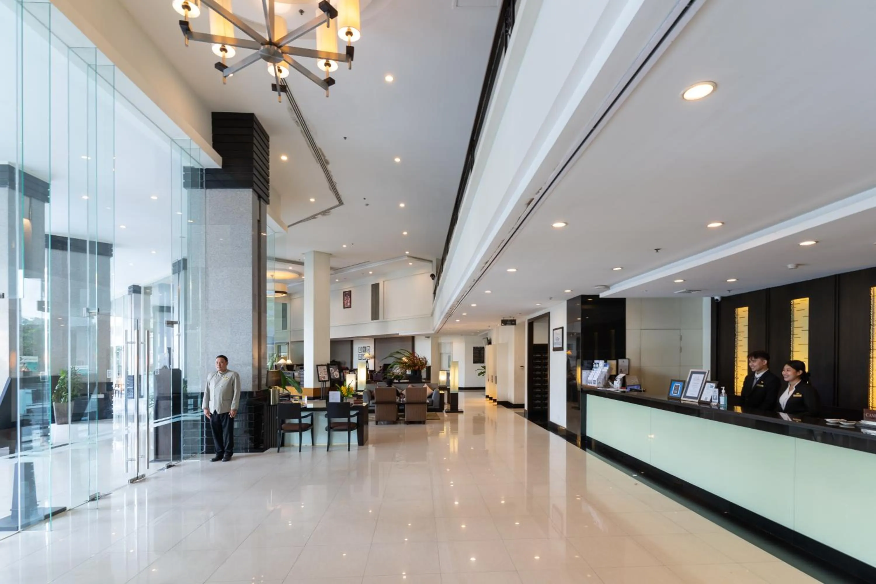 Lobby or reception in Cape Racha Hotel