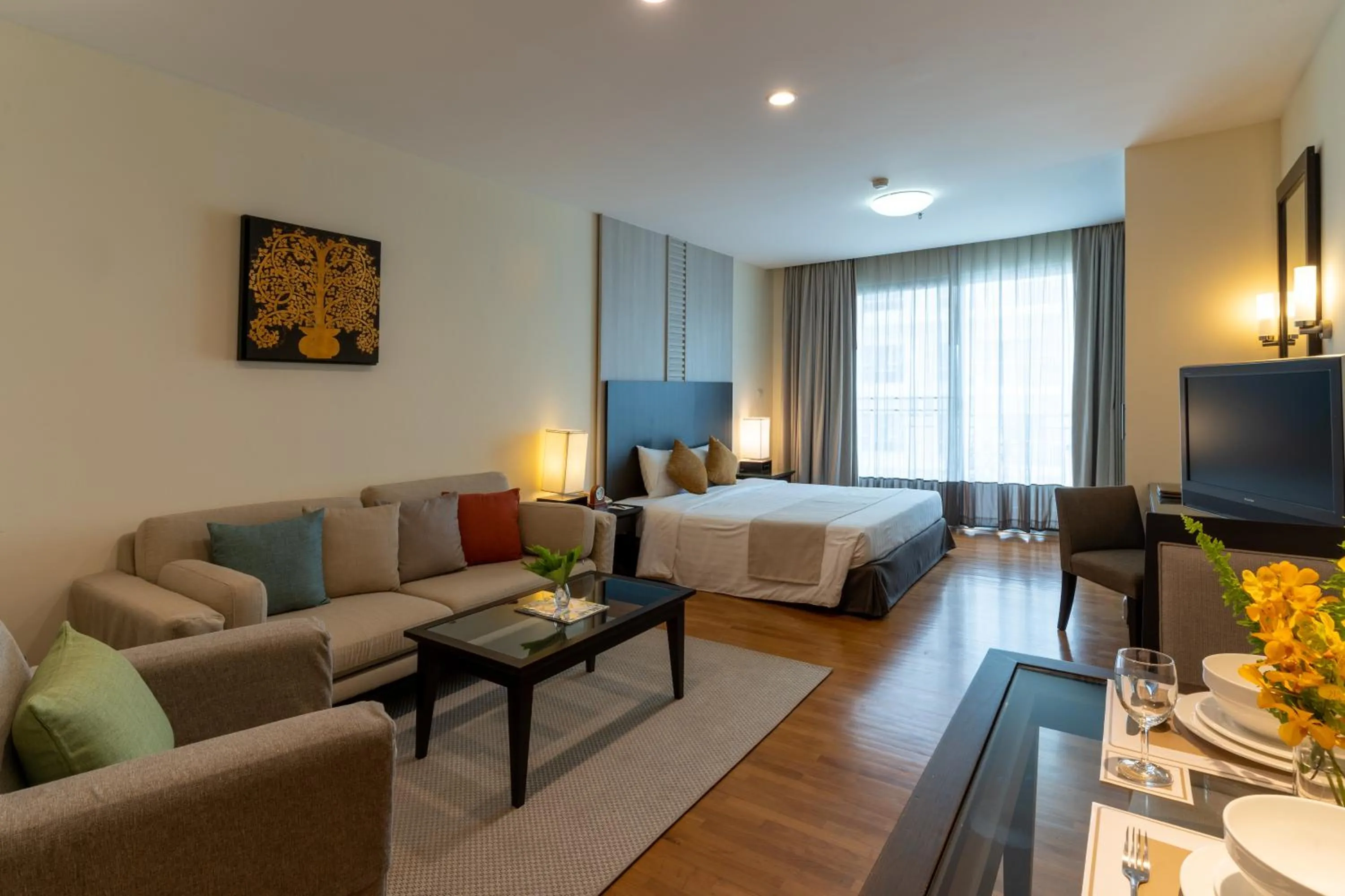 Bed in Cape Racha Hotel