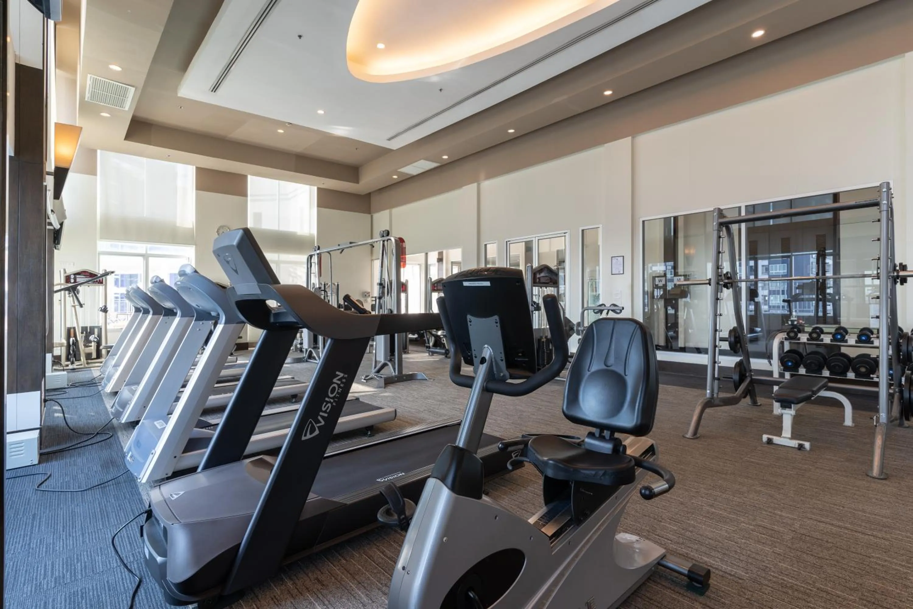 Fitness centre/facilities in Cape Racha Hotel