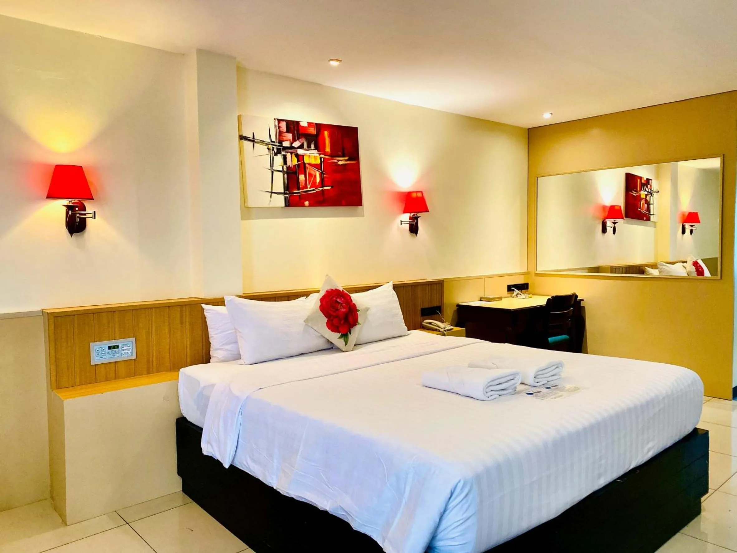 Bed in Baywalk Residence Pattaya