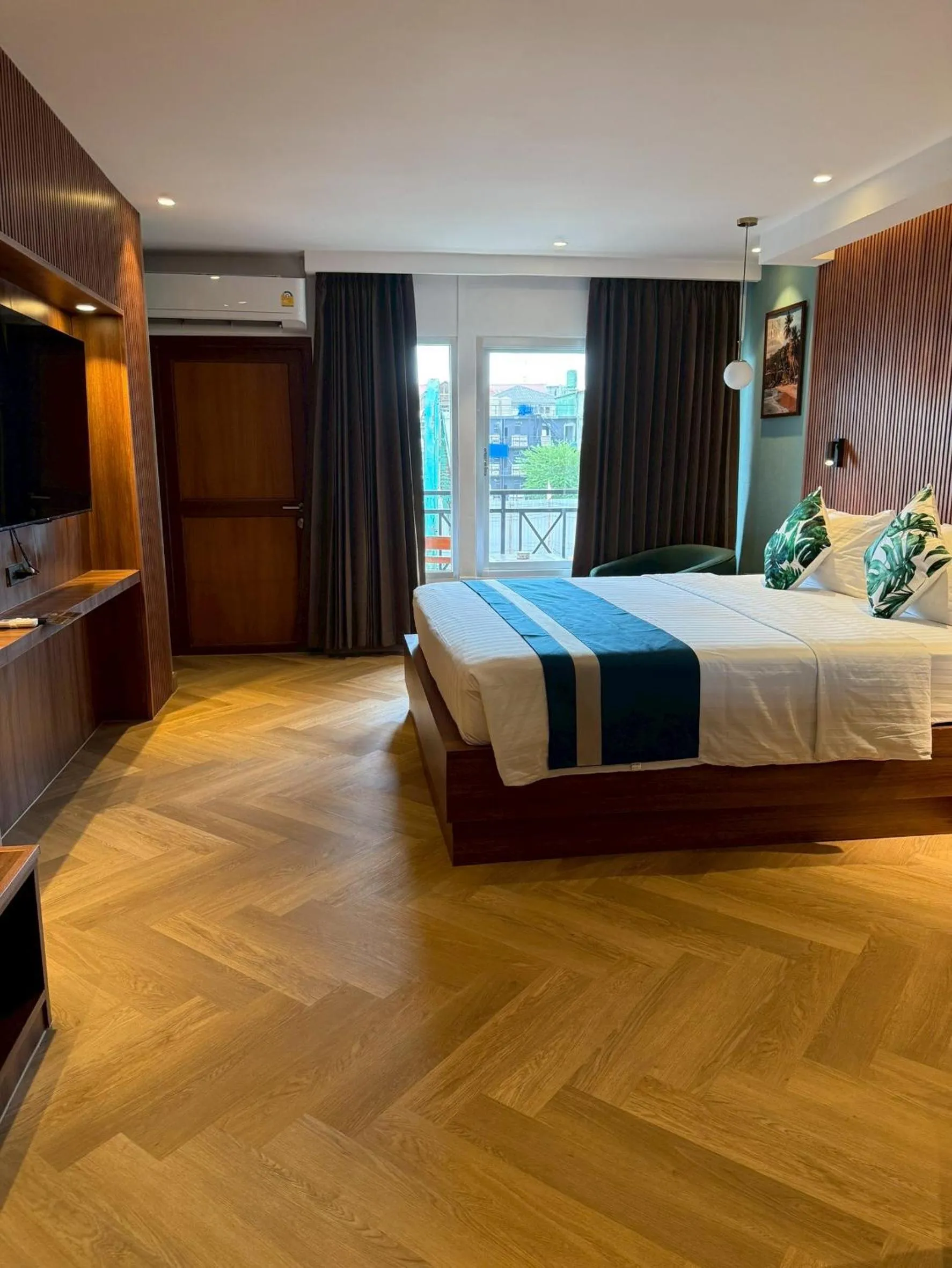 Bedroom, Bed in Baywalk Residence Pattaya