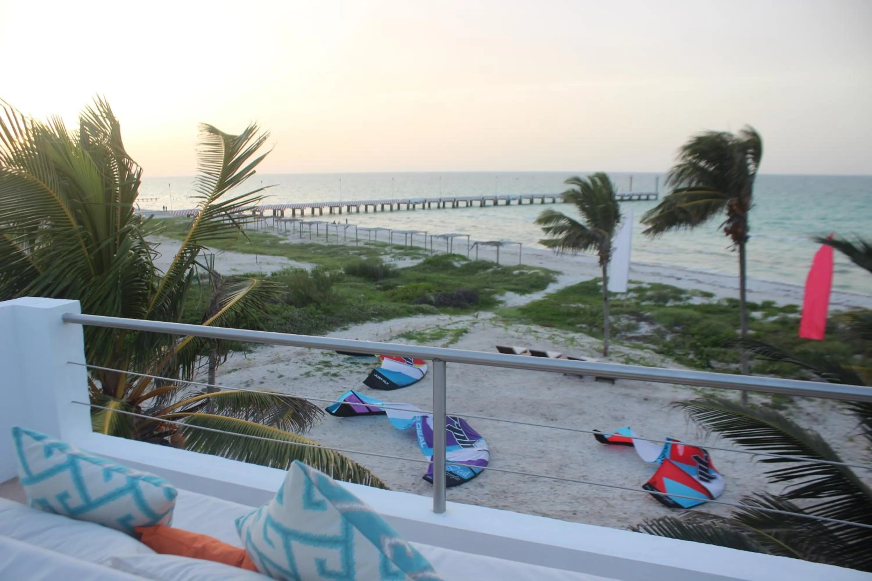 Balcony/Terrace in Hotel La Casa Cielo solo adultos