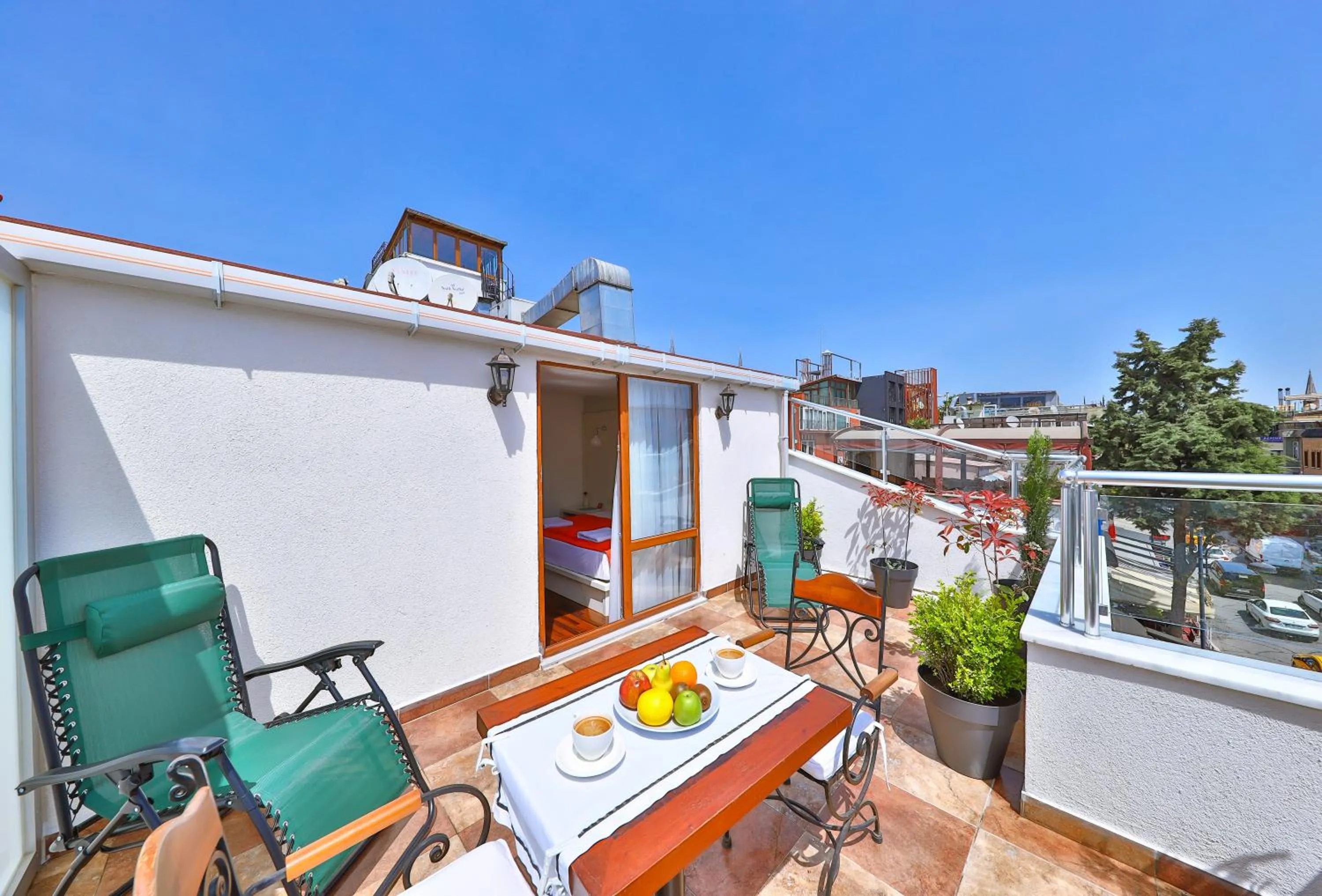 Balcony/Terrace in Senatus Hotel - Special Class