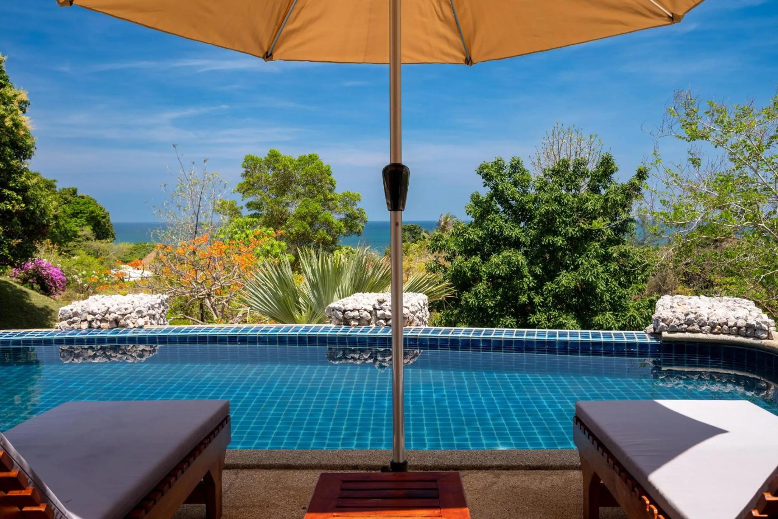 Swimming pool in Amazing Seaview Apartment