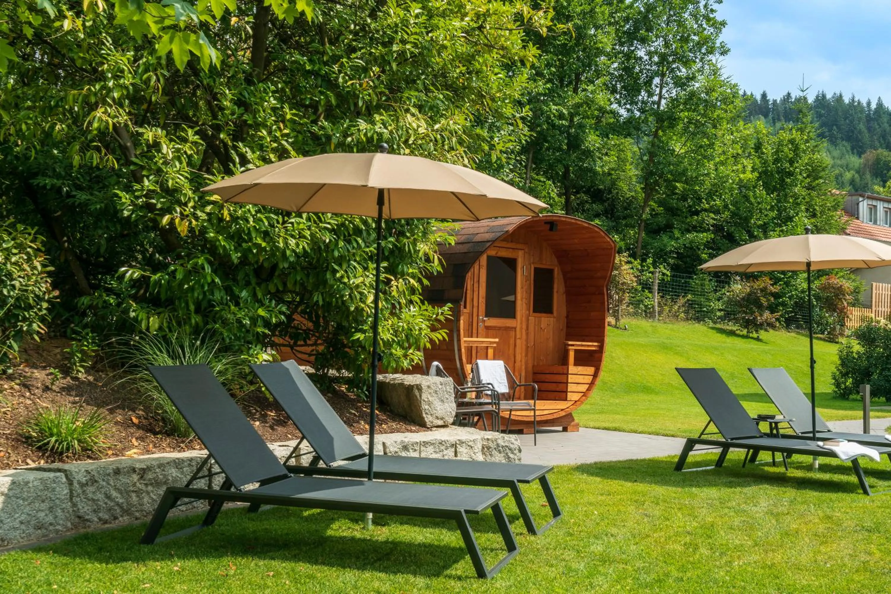 Sauna in Weinhotel Pfeffer & Salz