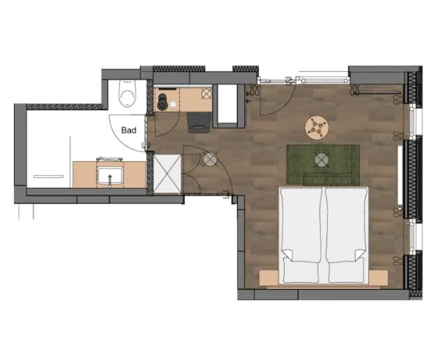 Floor plan in Weinhotel Pfeffer & Salz