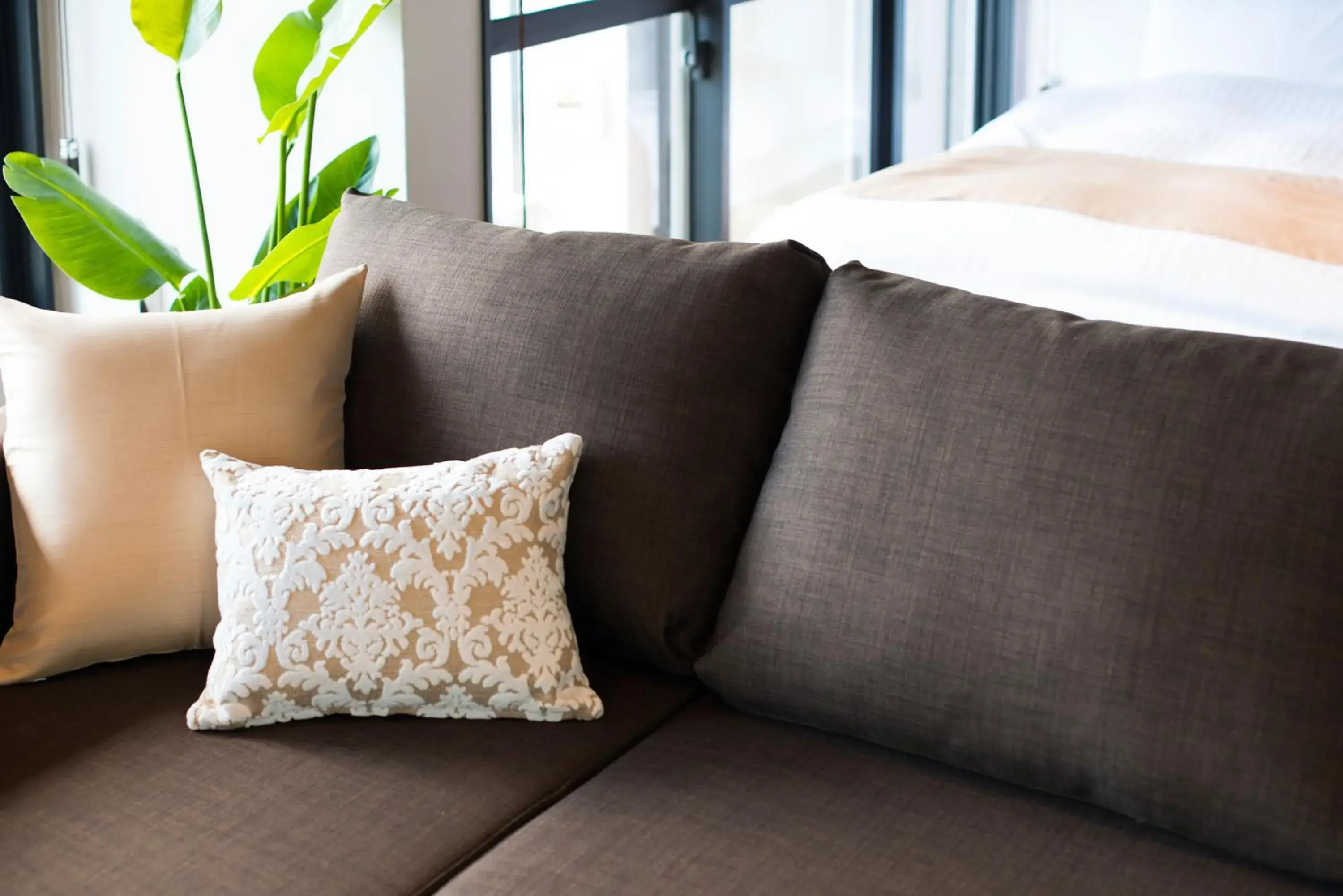 Living room in A Good Day Fukuoka Riverside Living room in A Good Day Fukuoka Riverside