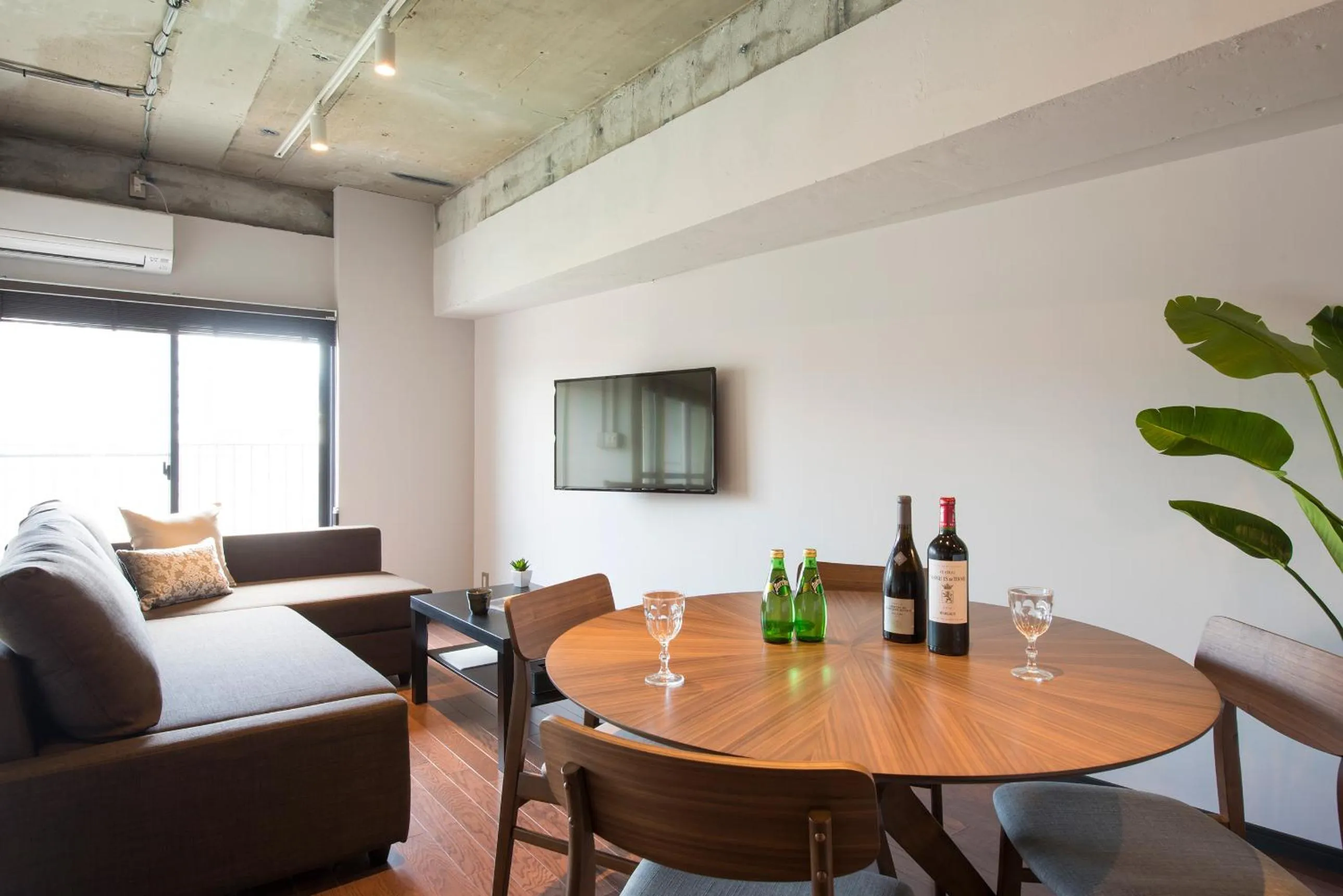 Living room in A Good Day Fukuoka Riverside