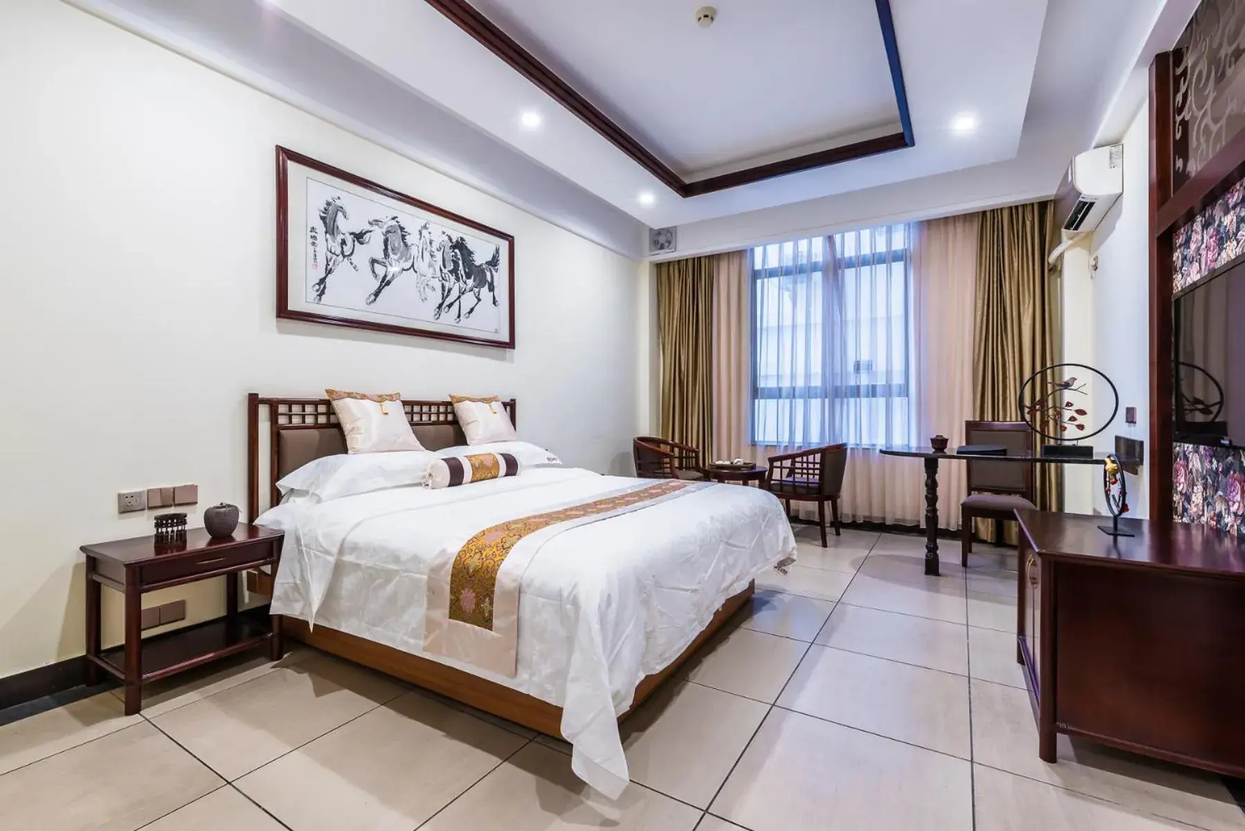 Deluxe Double Room - single occupancy in Hainan Jingshan Hotel Deluxe Double Room - single occupancy in Hainan Jingshan Hotel